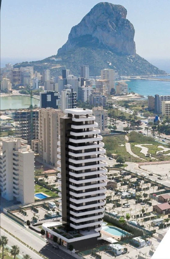 Penthouse moderne à vendre à Calpe avec piscine privée