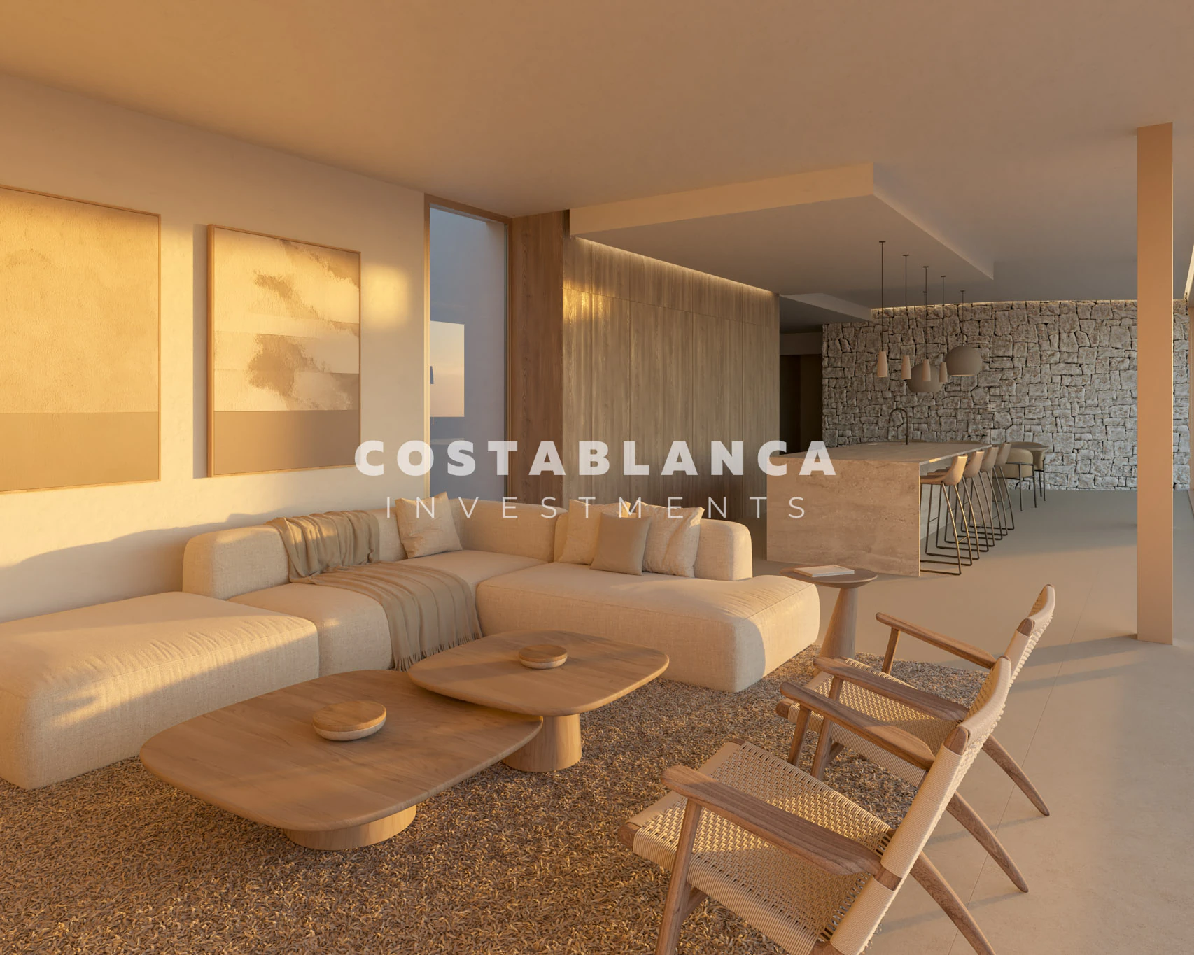 Villa contemporaine design avec piscine à débordement à vendre à Maryvilla, Calpe