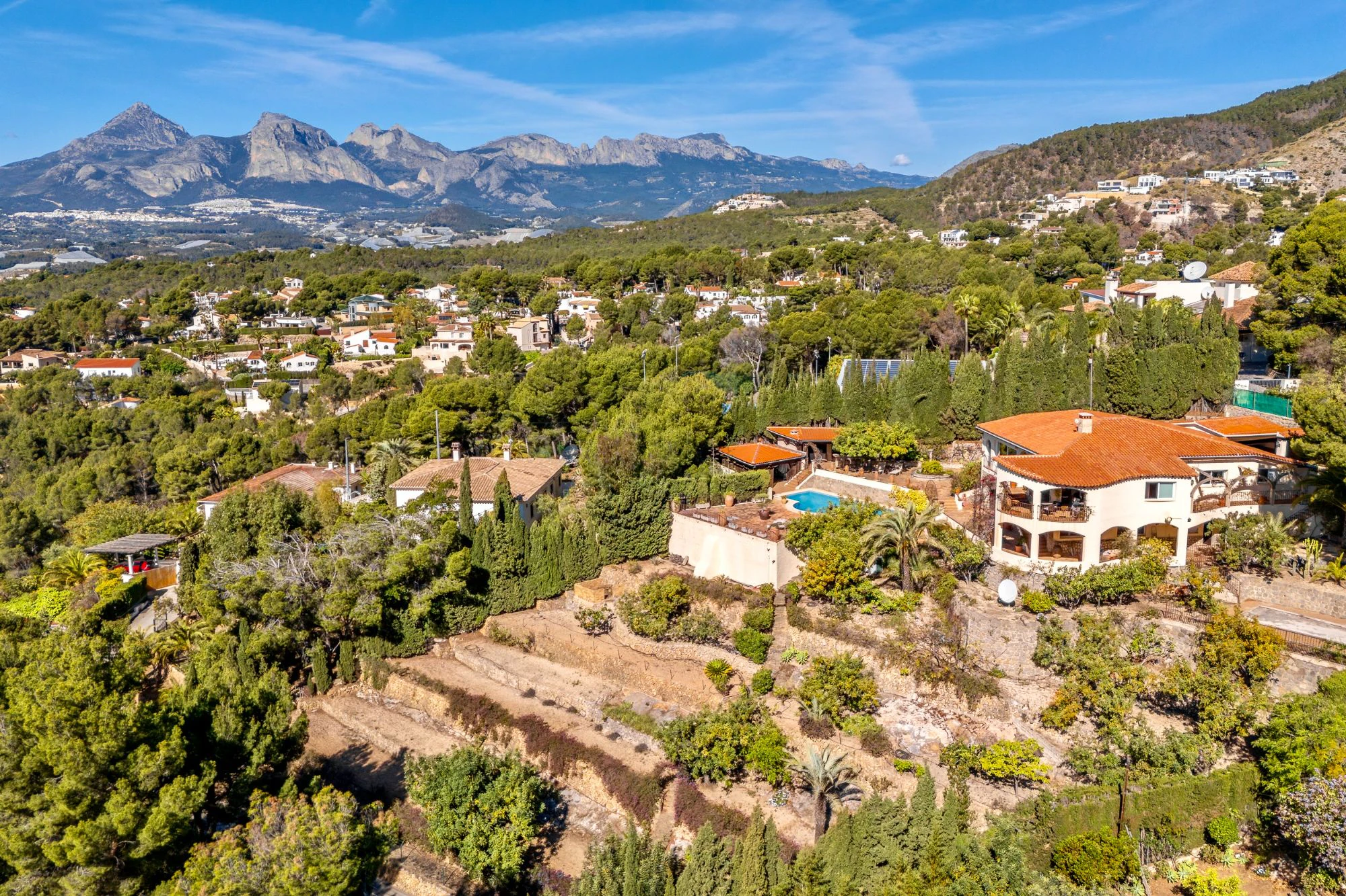 Villa avec vue sur la mer à vendre à Altea