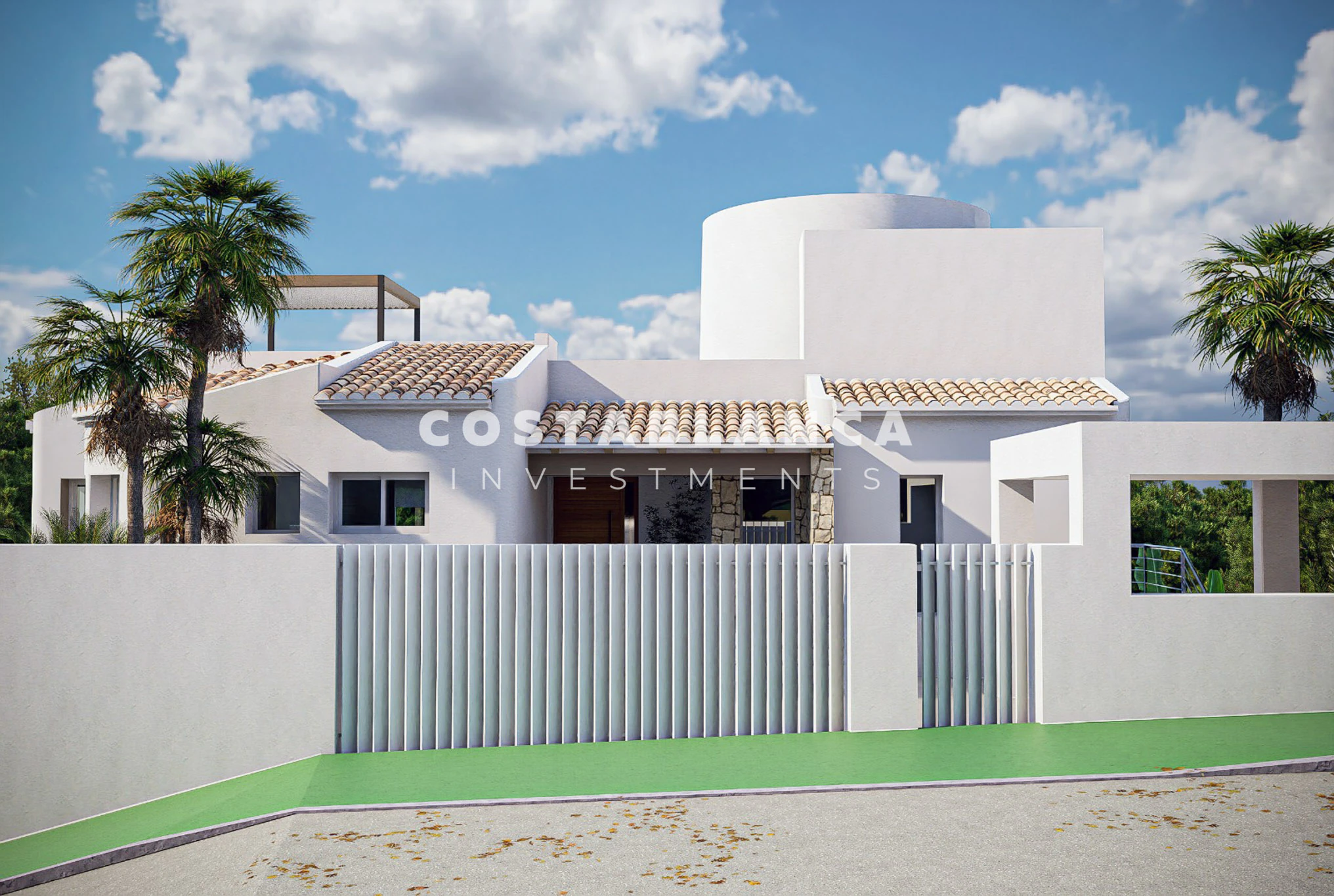 Une villa au style de vie unique avec vue sur la mer et les montagnes à Altea Hills