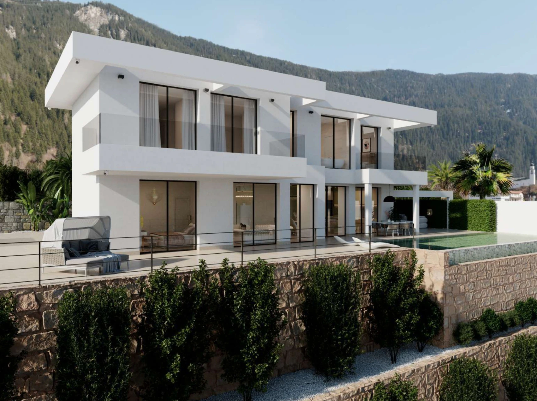 New Build Modern Villa for Sale in Finestrat With Panoramic Sea Views