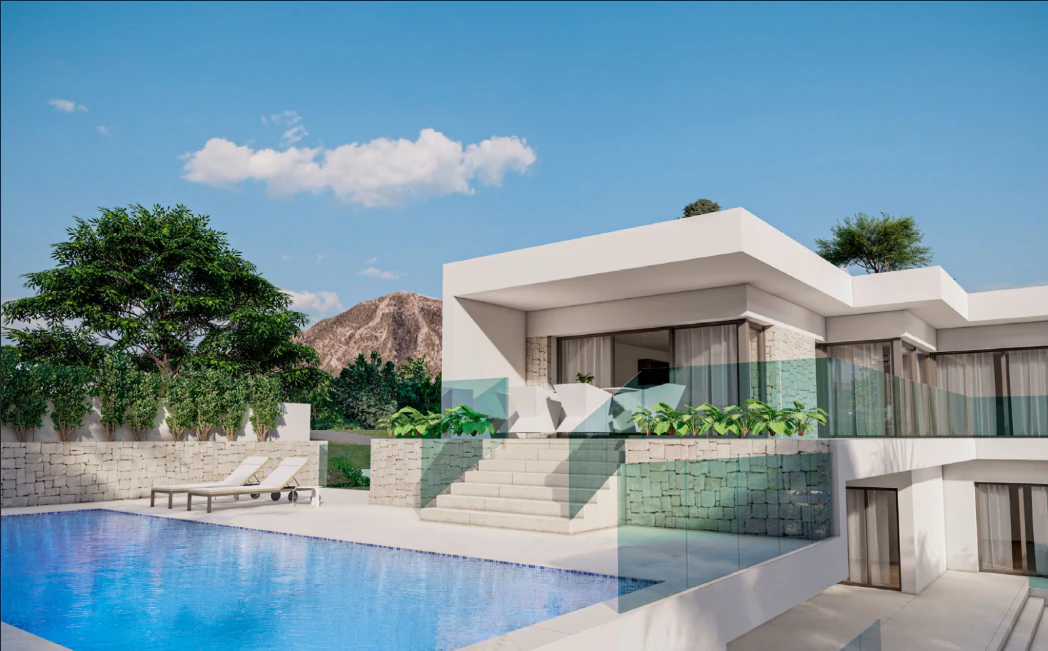 New Luxury Villa in El Albir with Sea Views