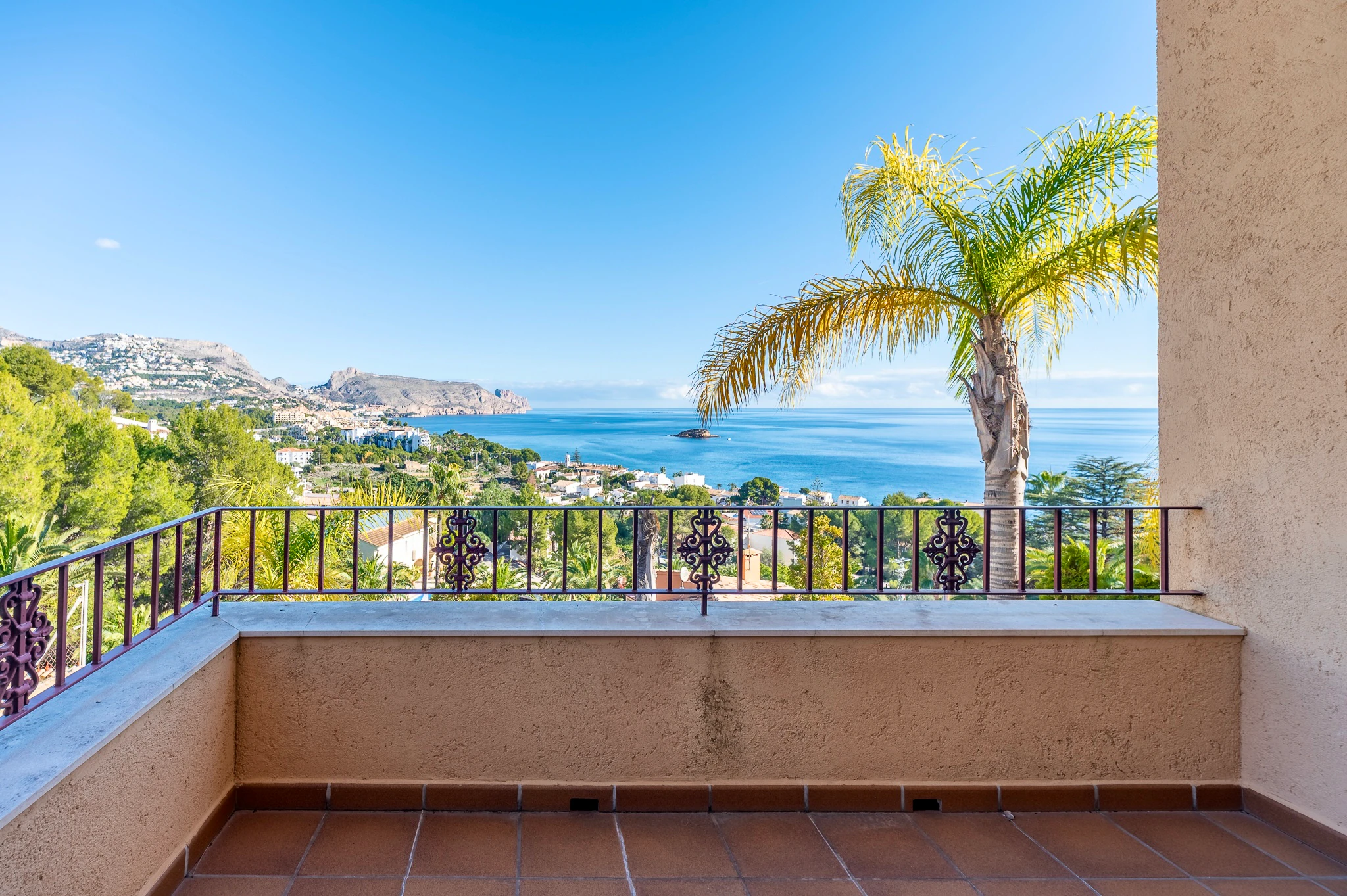 Villa méditerranéenne à vendre à La Olla, Altea avec une vue imprenable sur la mer