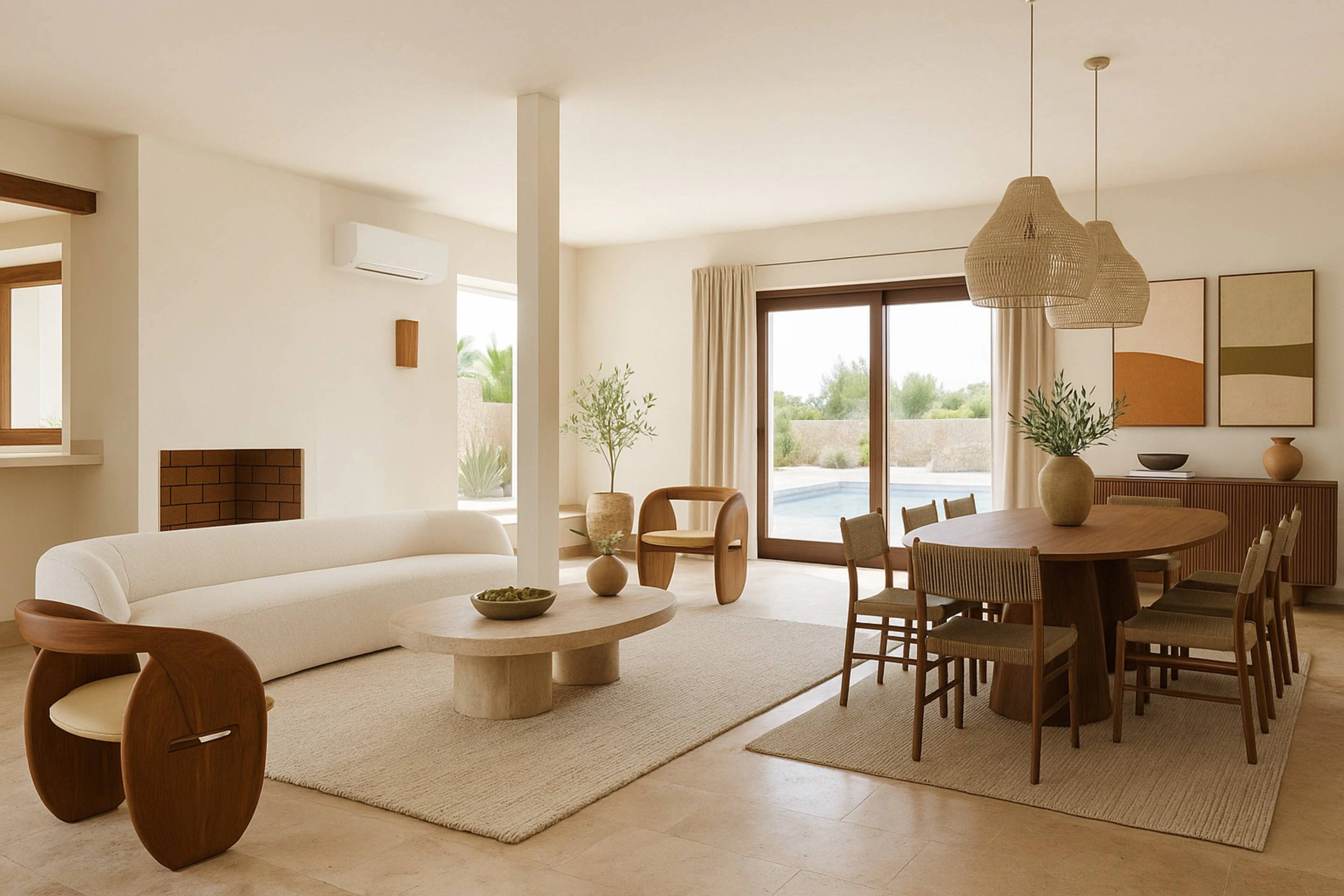 Villa Andrago Residencia Contemporánea Mediterránea en Primera Línea a la Venta en Moraira