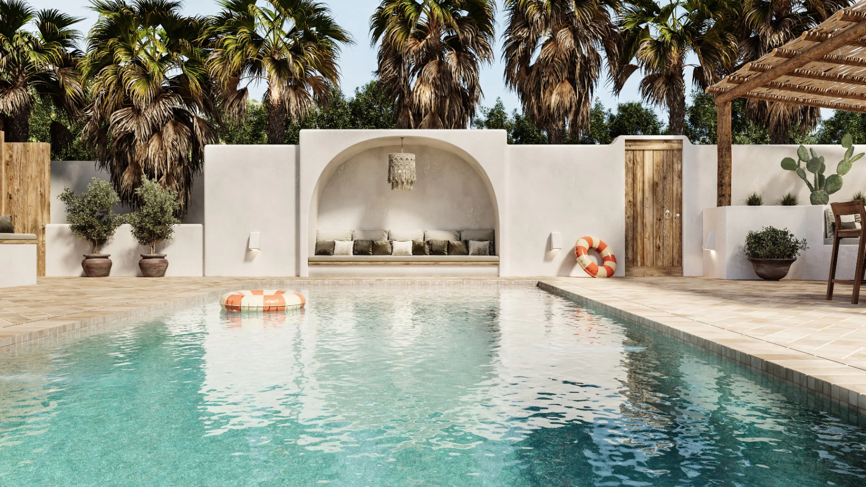 Villa de lujo al estilo de Ibiza con vistas al mar en Moraira – finalización a principios de 2026