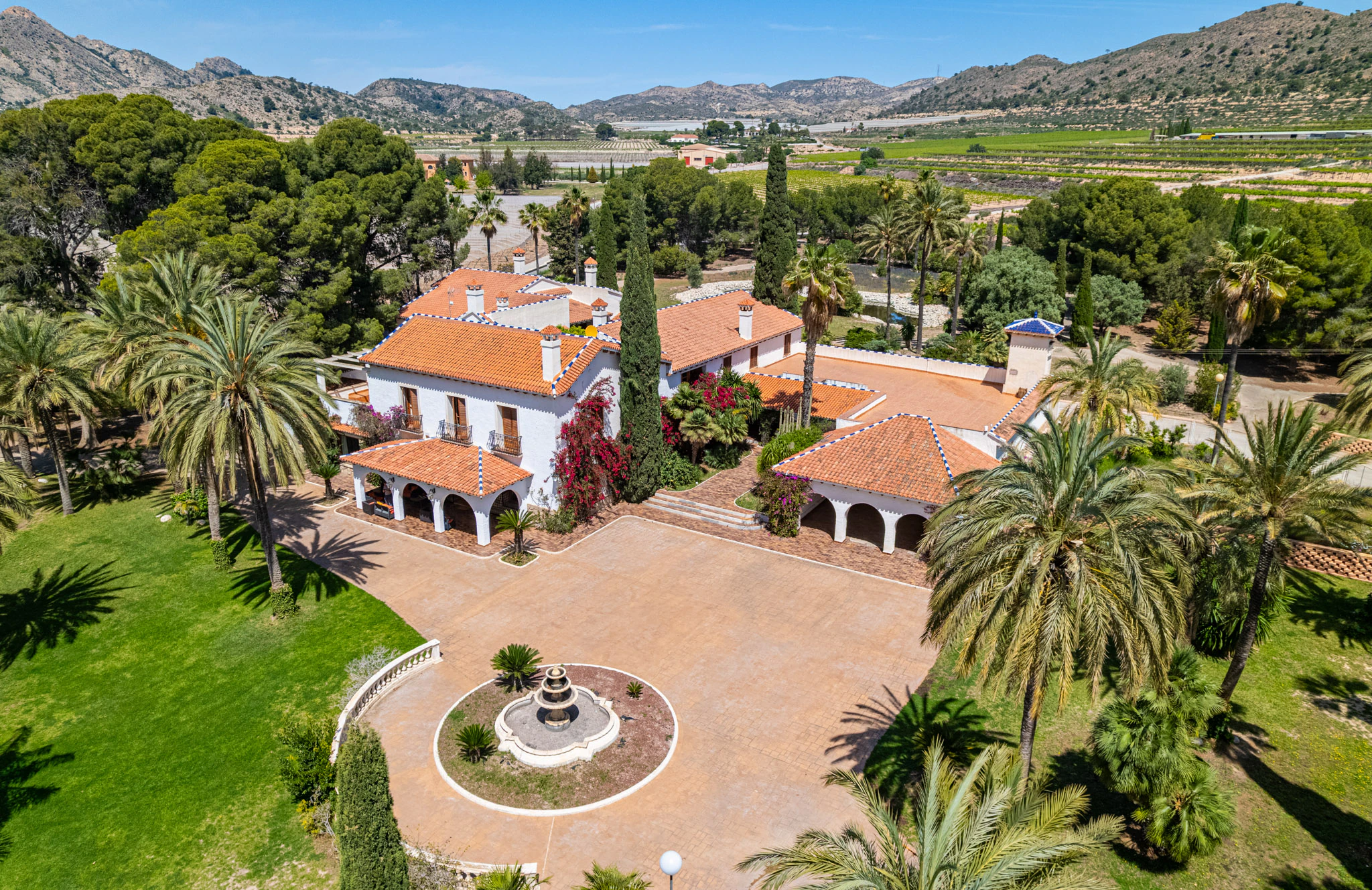 Exclusive Mediterranean Estate with Vineyards and Lakes for sale in Novelda