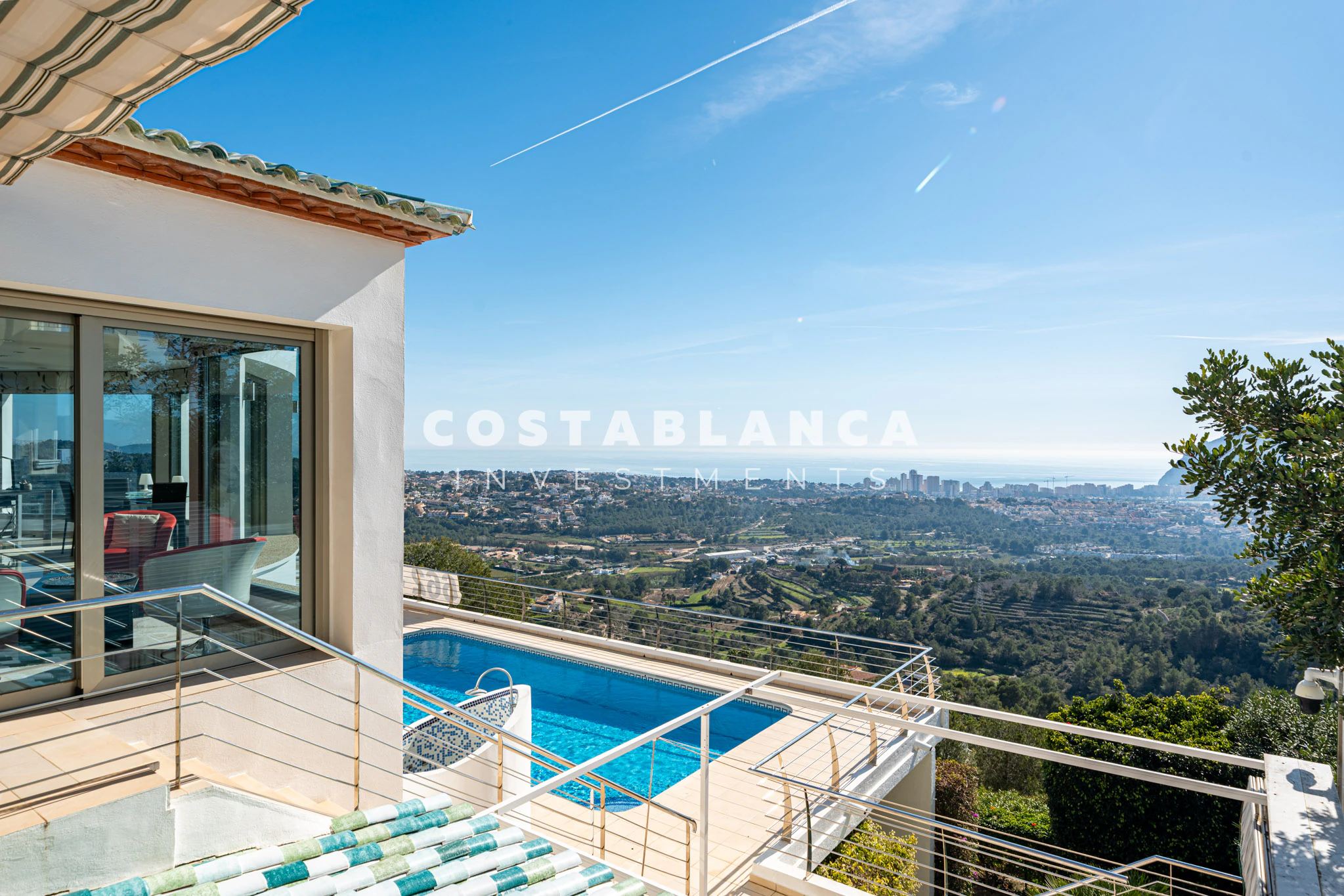 Impressive Villa with Panoramic Sea Views for sale in Calpe