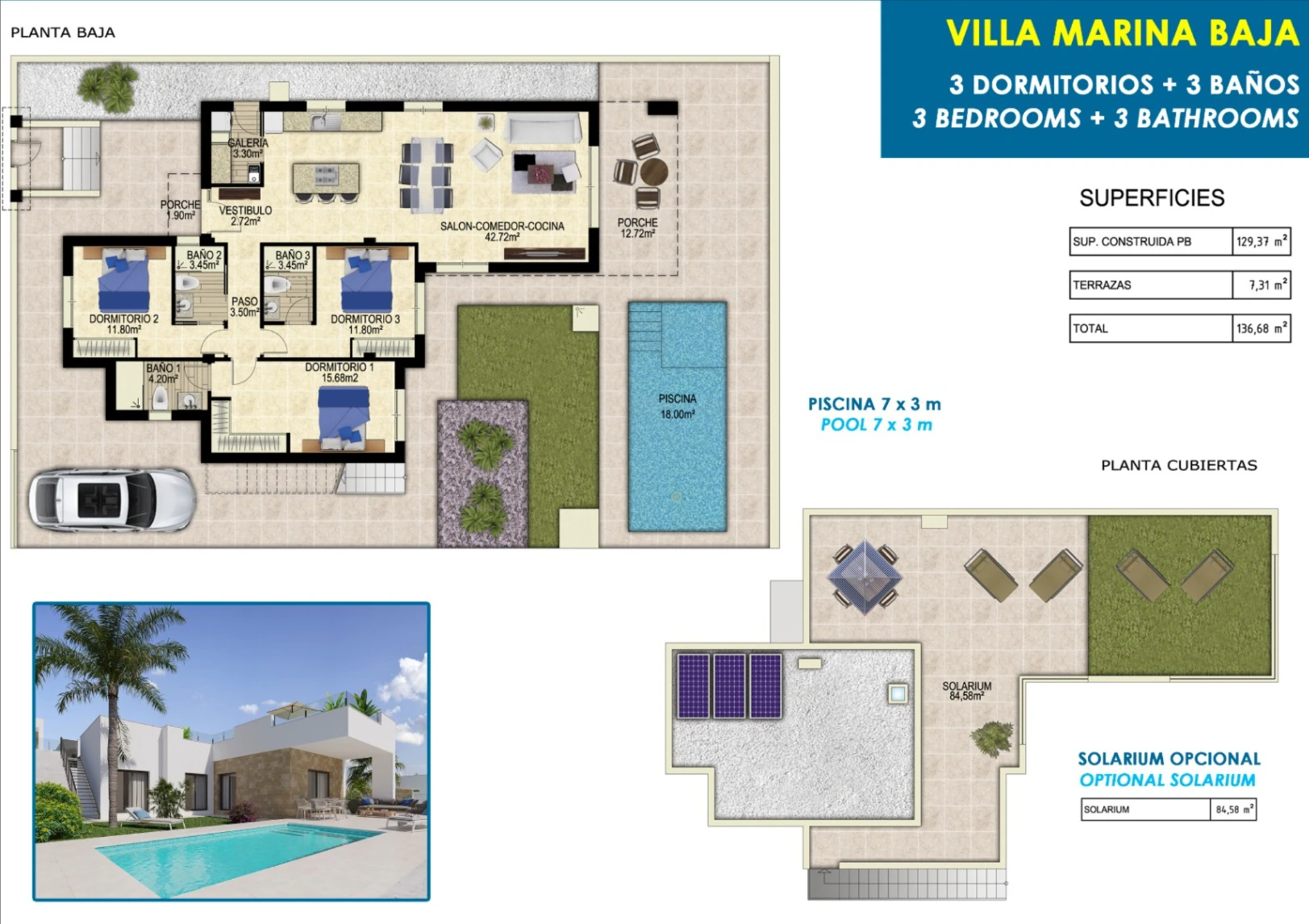 Neubau Moderne Villa zum Verkauf in Polop mit moderner Architektur