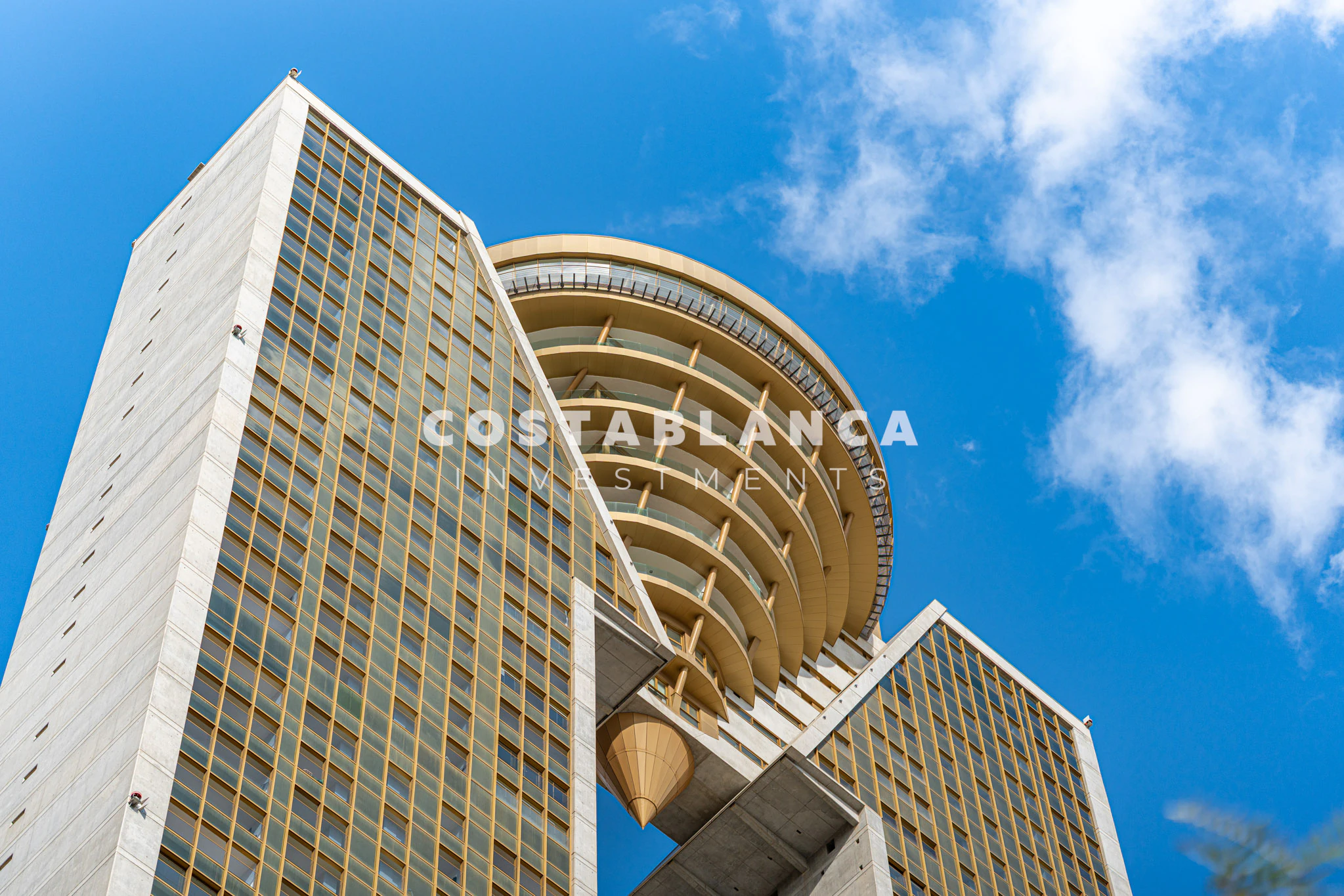 Appartement de luxe au 37e étage avec vues panoramiques sur la mer à Benidorm