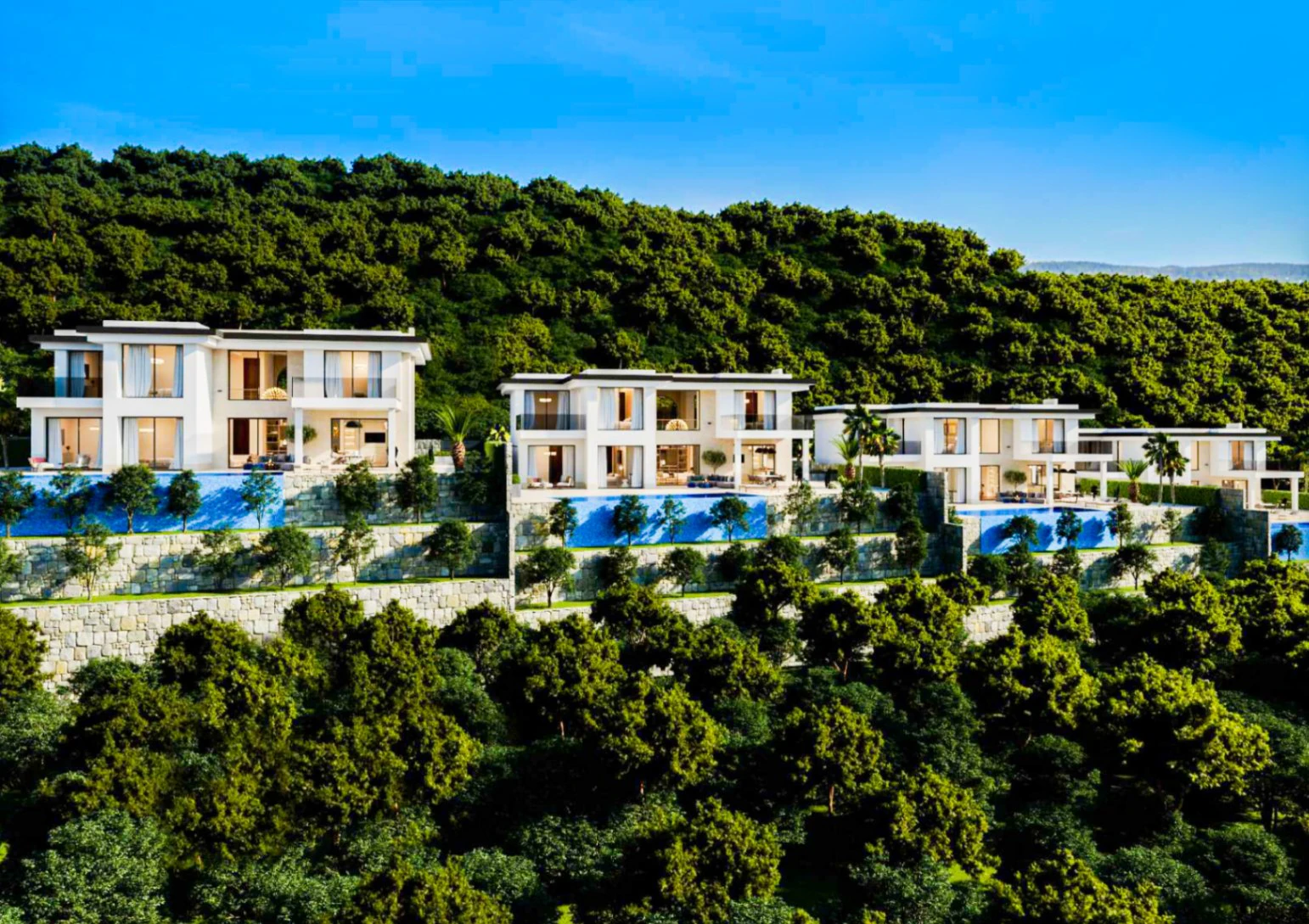 Under Construction Luxury Villas with Sea Views for Sale in Finestrat