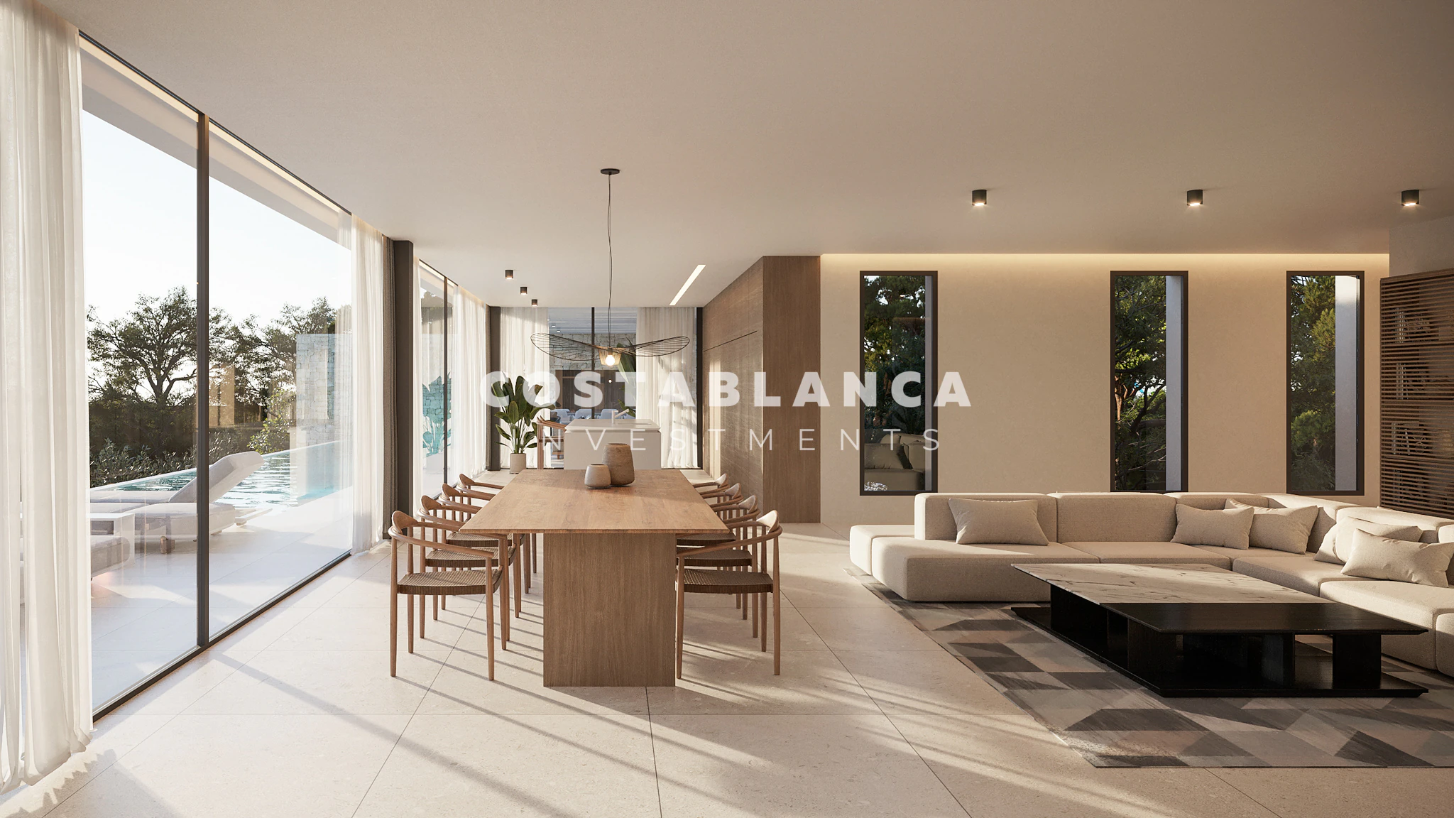 Villa neuve de luxe avec vue sur mer à vendre à Moraira