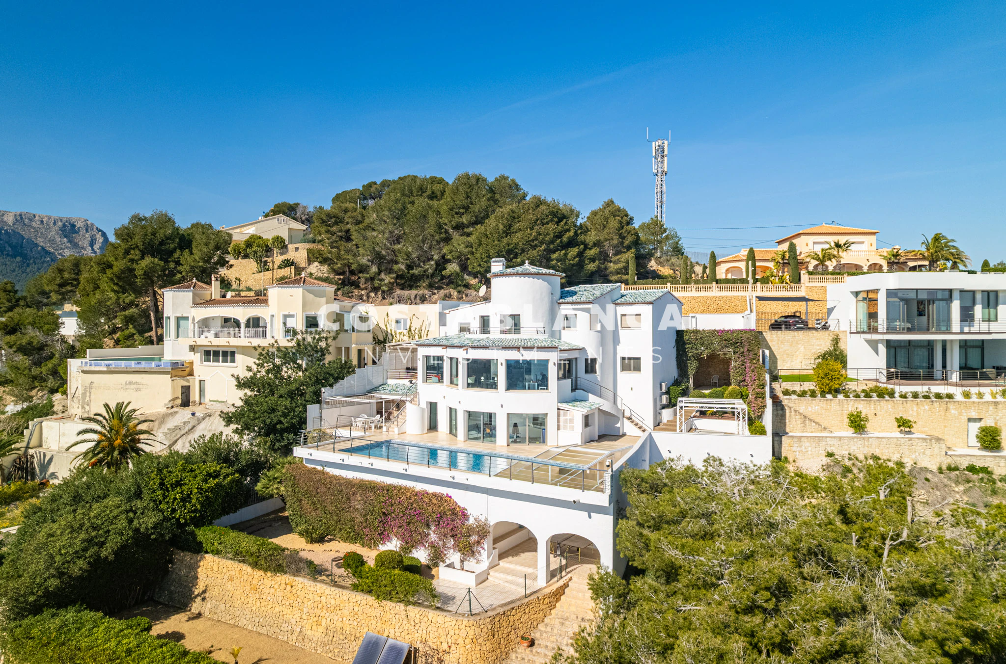 Impressive Villa with Panoramic Sea Views for sale in Calpe