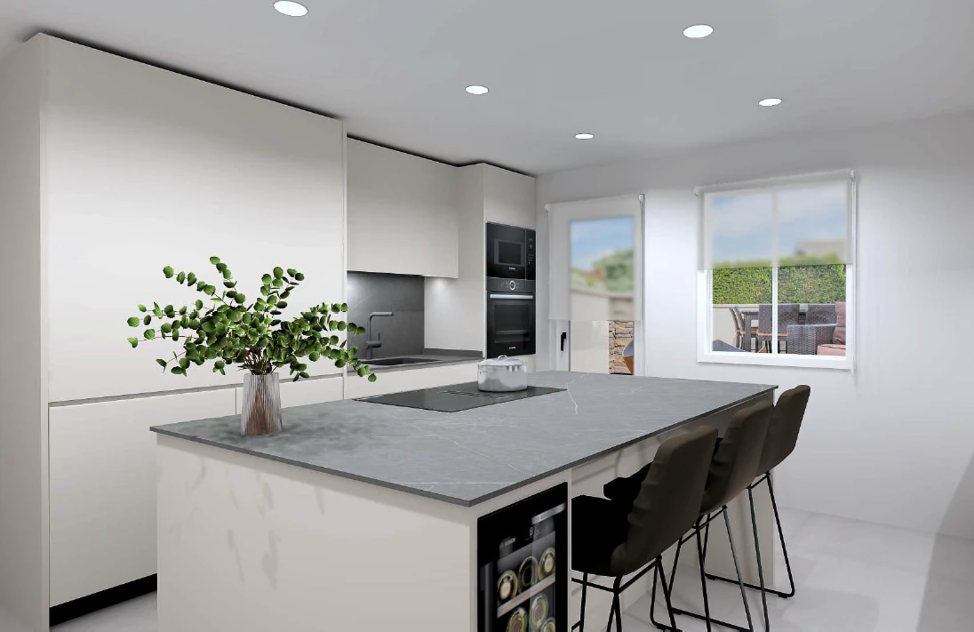 MODERN DUPLEX PENTHOUSE WITH SEA AND MOUNTAIN VIEWS FOR SALE IN CALPE