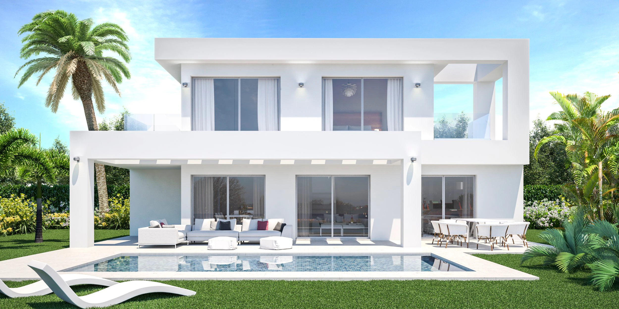 Villa designer entièrement finie dans l'exclusive Jávea