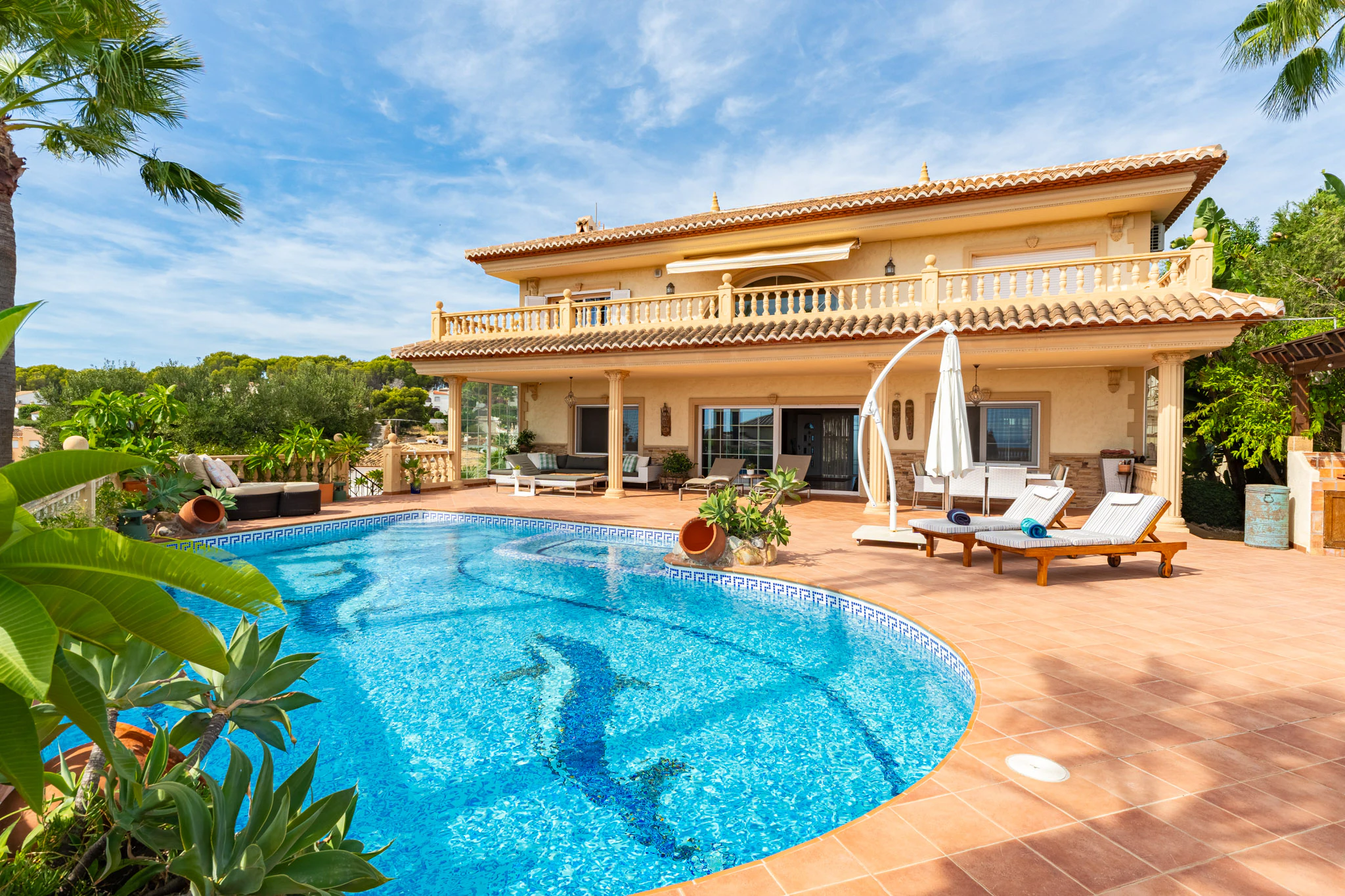 Luxury Sea View Villa with Indoor and Outdoor Pools for sale in Benissa