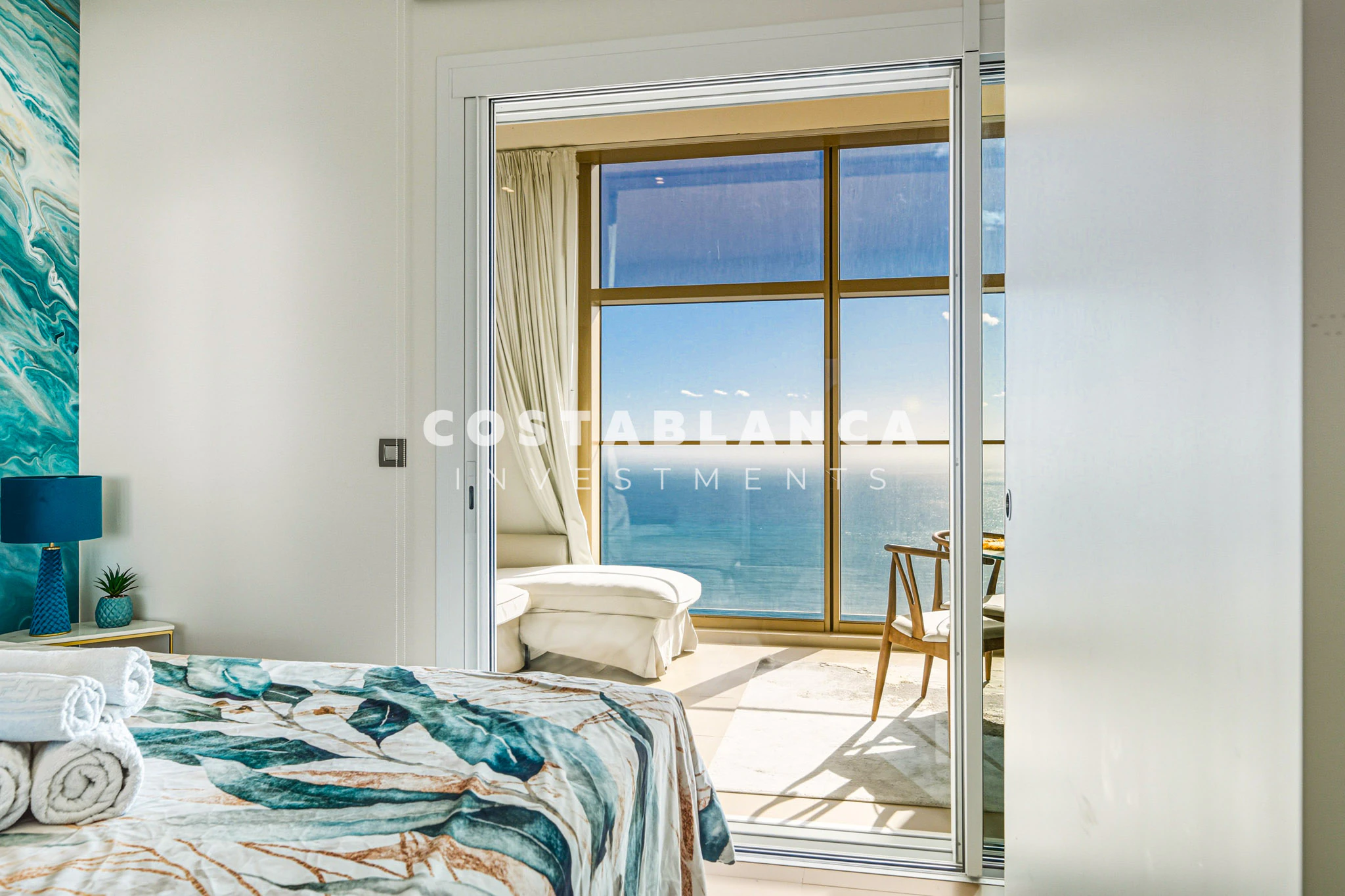 Appartement de luxe au 37e étage avec vues panoramiques sur la mer à Benidorm