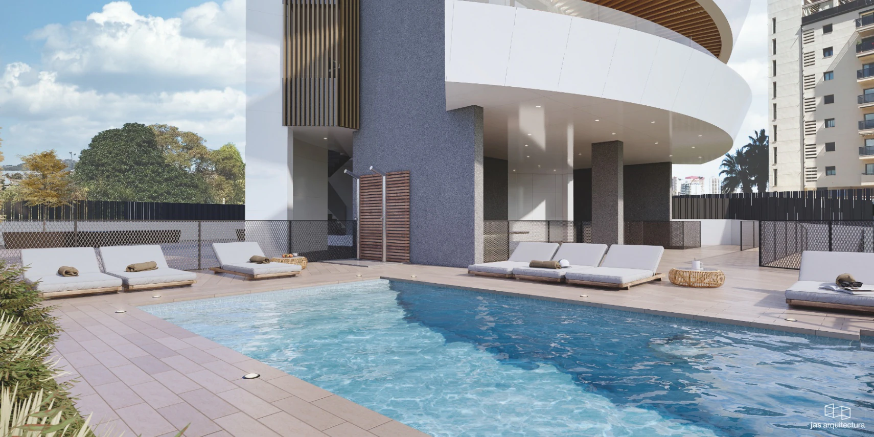 New Build Modern Apartment for Sale in Calpe With Sea and Mountain Views