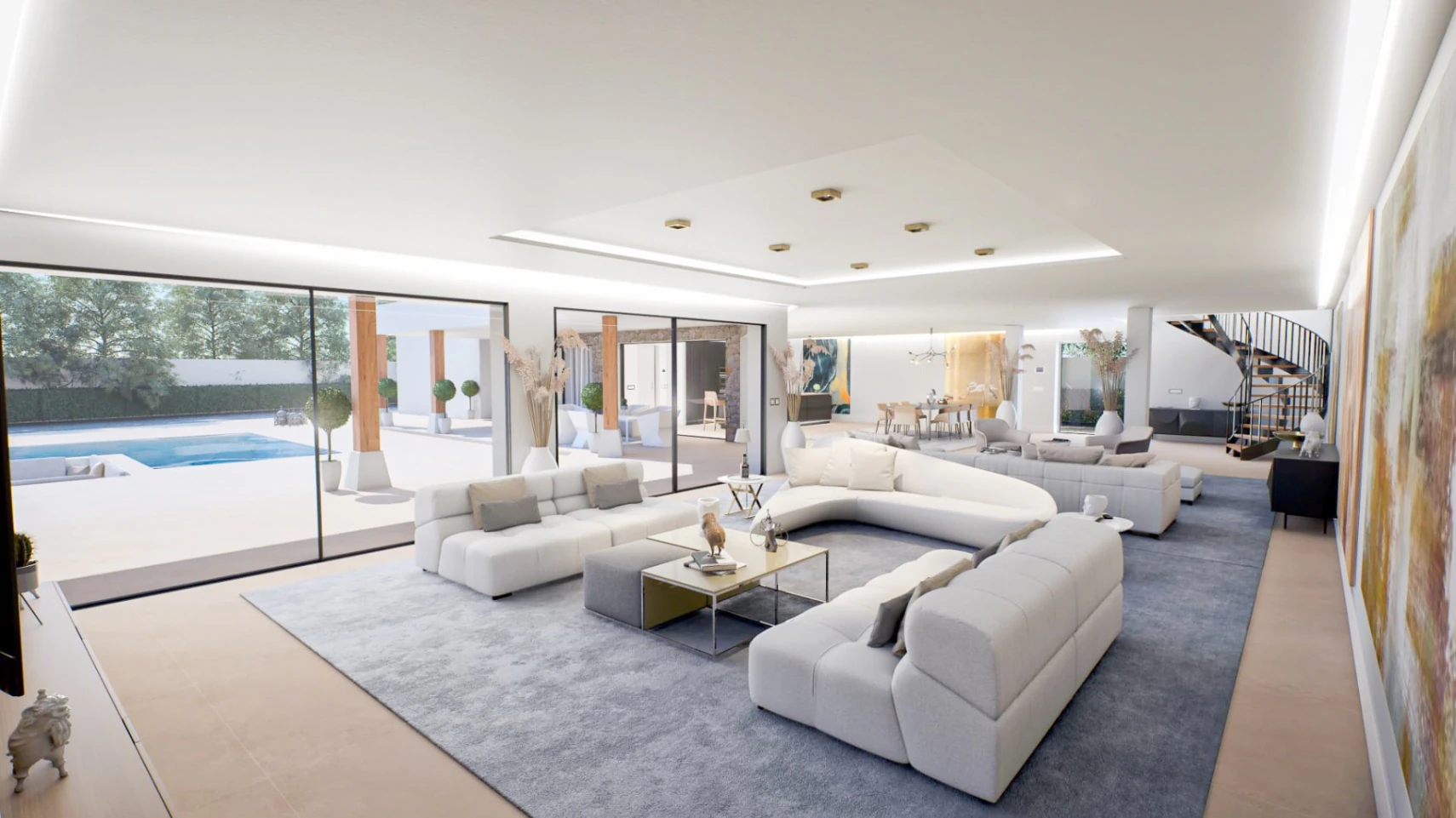 Villa Moderna en Construcción con Vistas al Mar en Venta en Alfaz del Pi