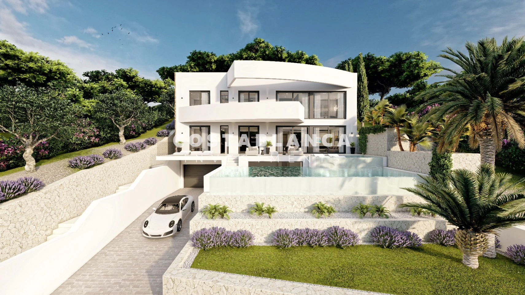 Villa haut de gamme à Altea avec solarium et sous-sol