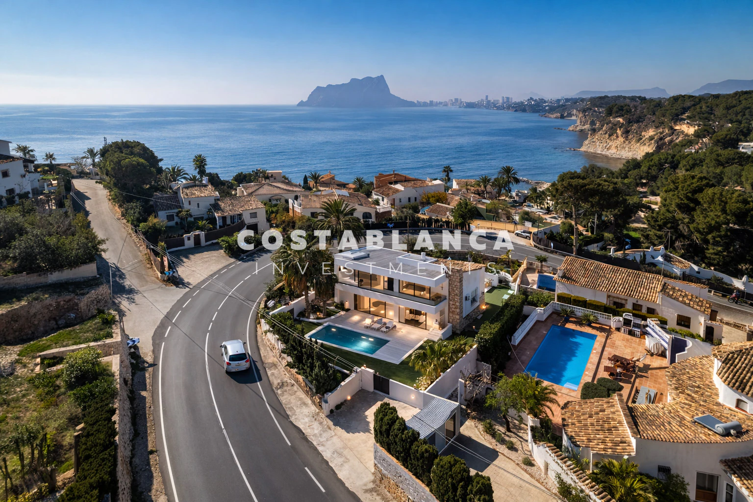 Hermosa villa en venta en Benissa con impresionantes vistas.
