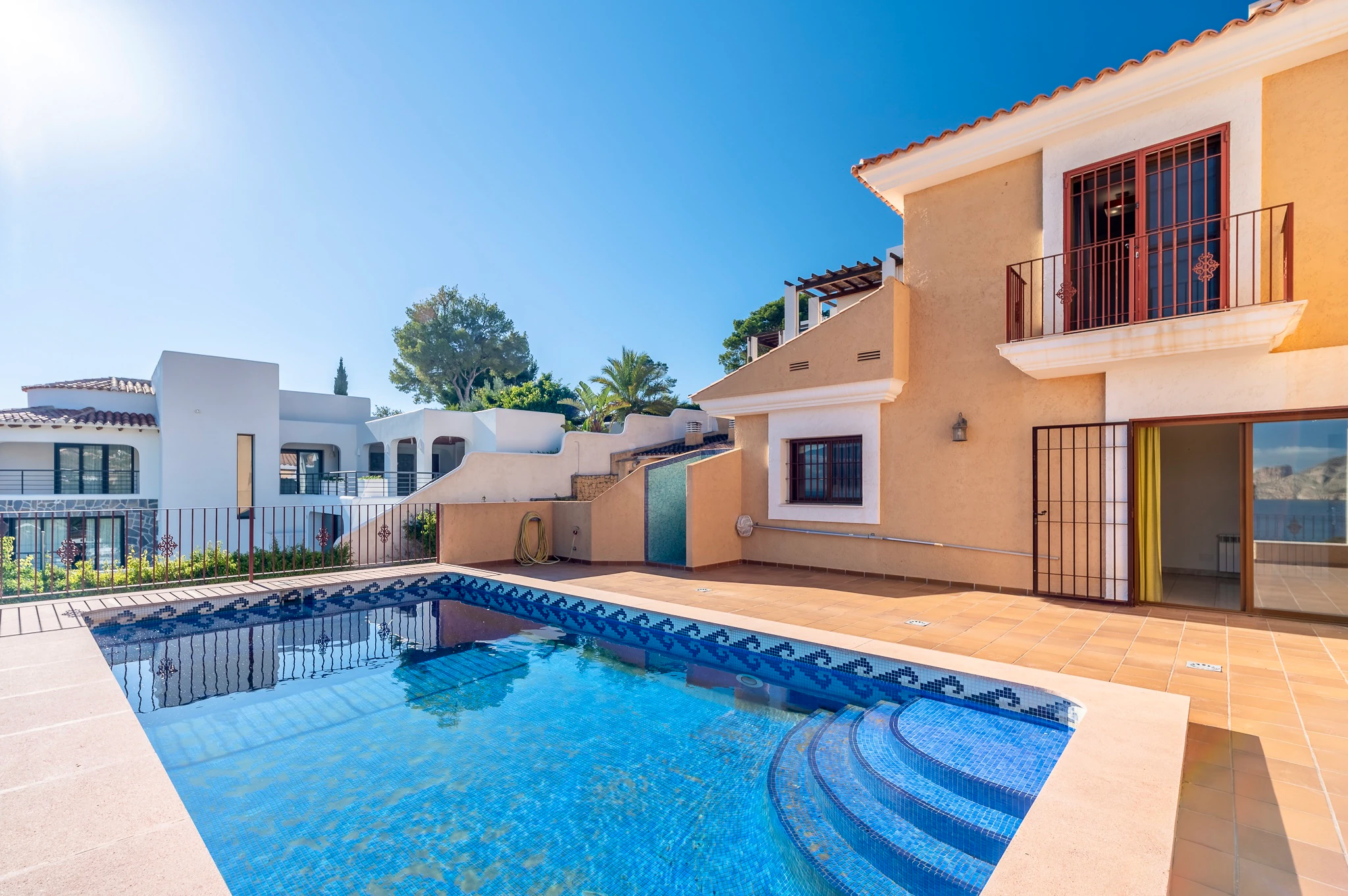 Villa méditerranéenne à vendre à La Olla, Altea avec une vue imprenable sur la mer