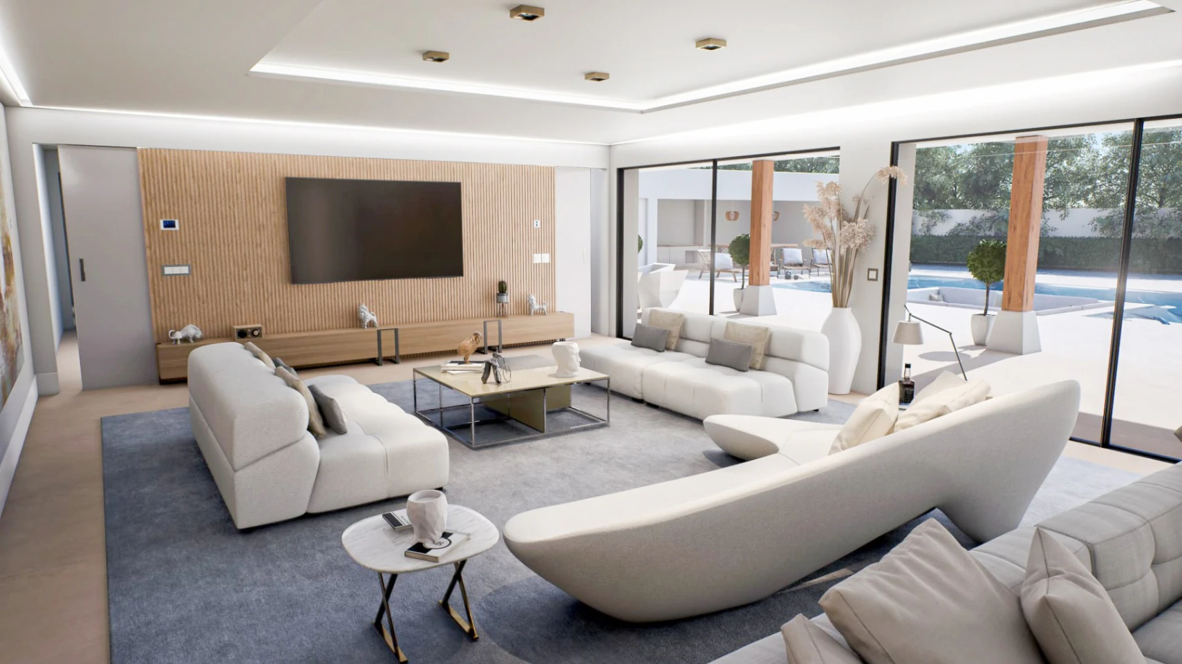 Villa Moderna en Construcción con Vistas al Mar en Venta en Alfaz del Pi