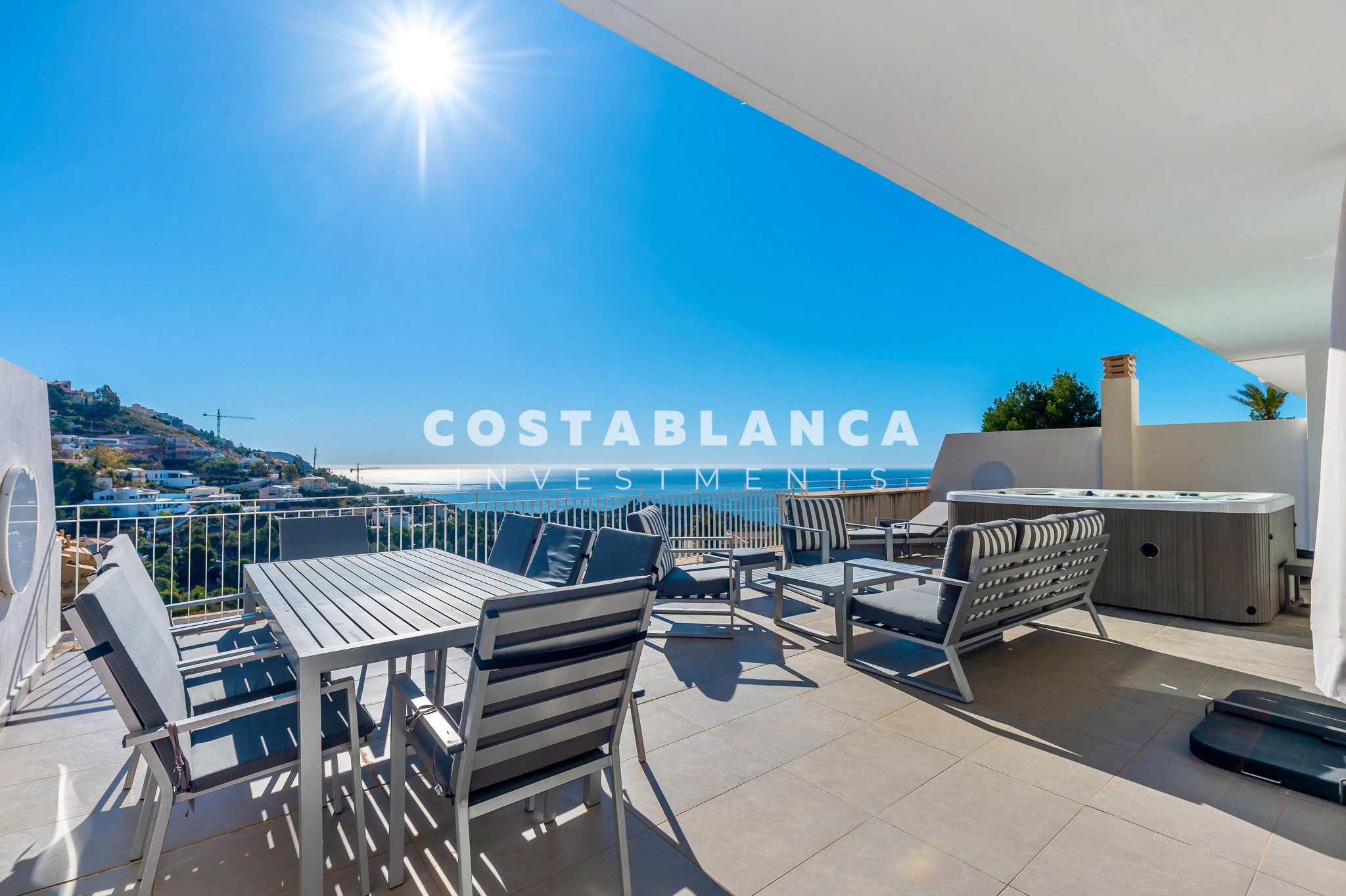 Exclusive Southeast Facing Penthouse for sale in Altea