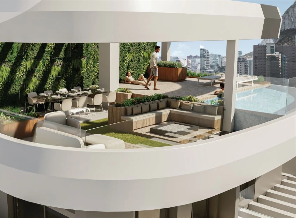 Penthouse moderne à vendre à Calpe avec piscine privée