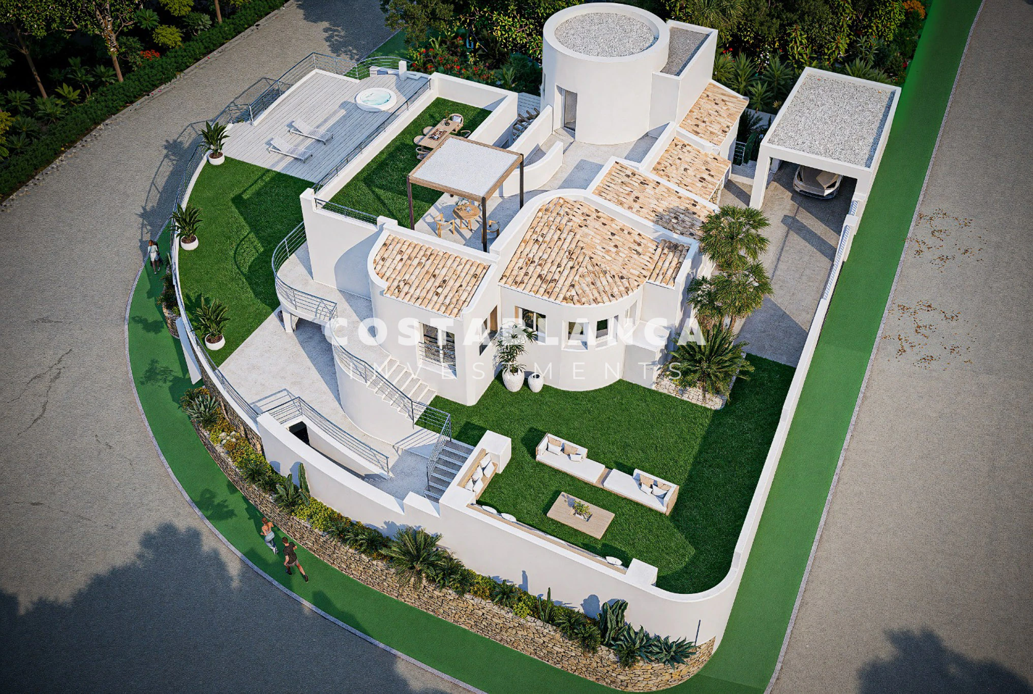 Une villa au style de vie unique avec vue sur la mer et les montagnes à Altea Hills