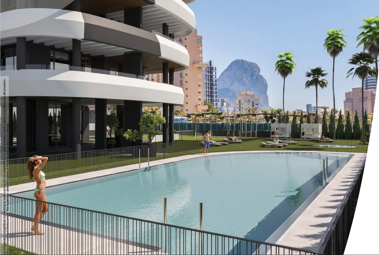 Penthouse moderne à vendre à Calpe avec piscine privée