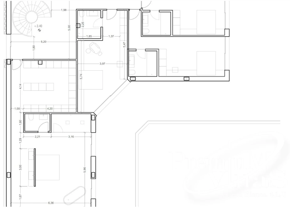 Villa Moderna en Construcción con Vistas al Mar en Venta en Alfaz del Pi