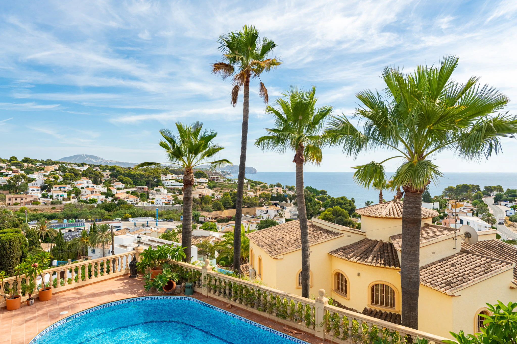 Luxury Sea View Villa with Indoor and Outdoor Pools for sale in Benissa
