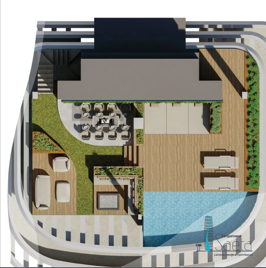 Penthouse moderne à vendre à Calpe avec piscine privée