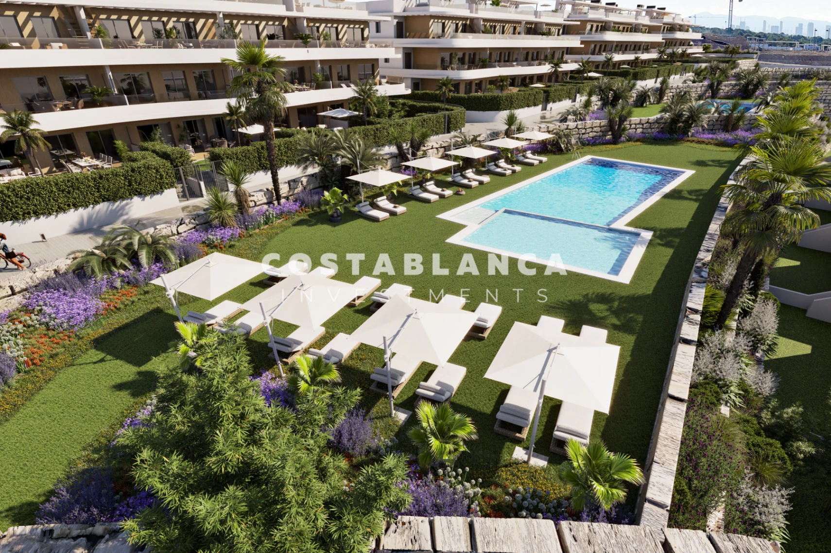 Mieszkania na pierwszym piętrze z otwartym widokiem na sprzedaż w Finestrat Paradise Resort