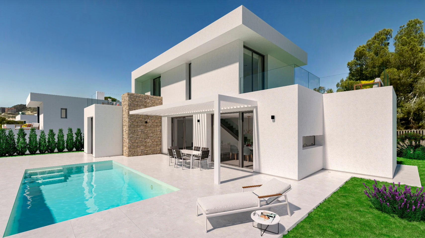 F100 - New Build 3 Bedroom Villas for sale in Finestrat