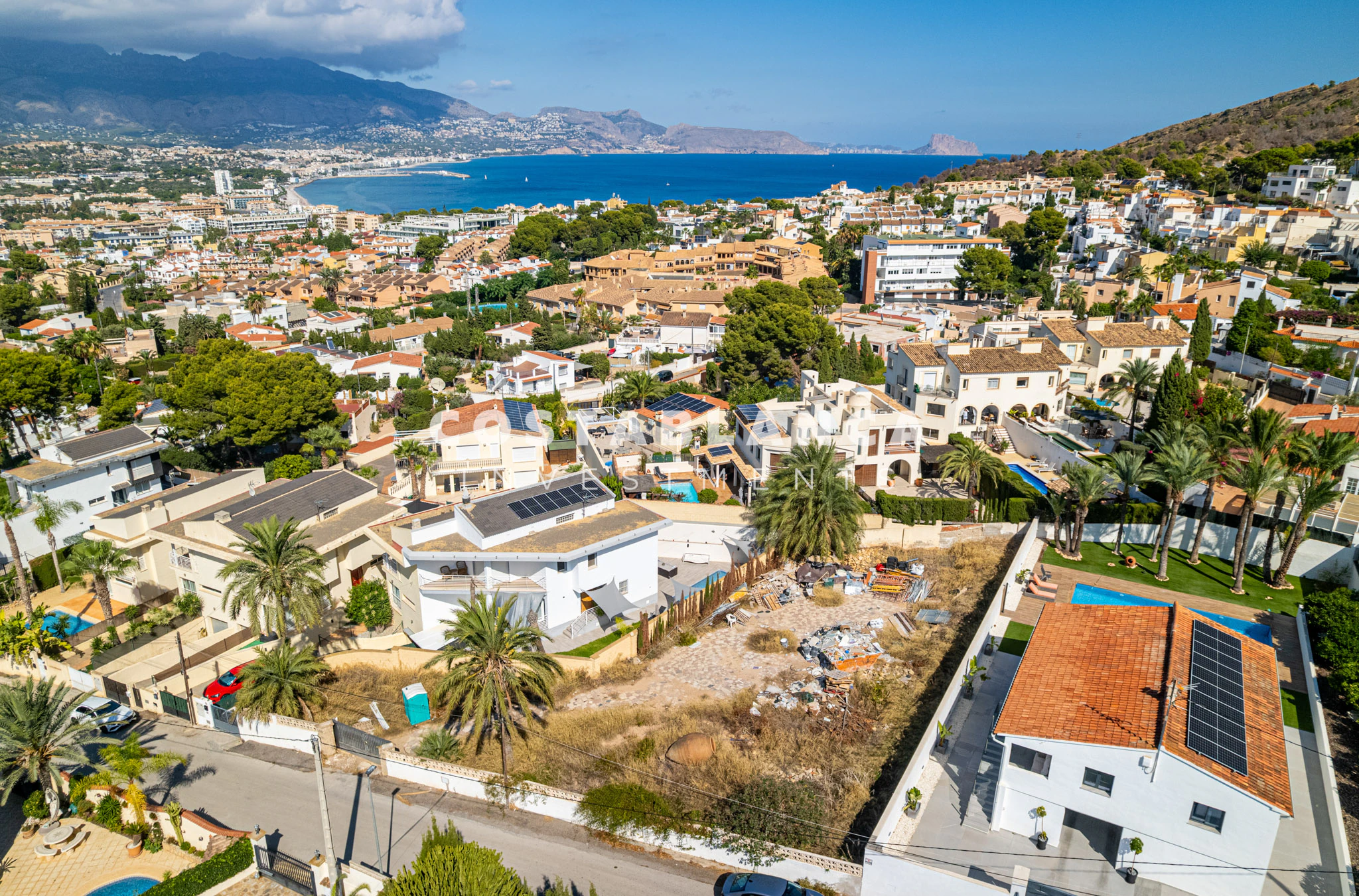 Terrain résidentiel avec vues sur la mer à vendre à El Albir
