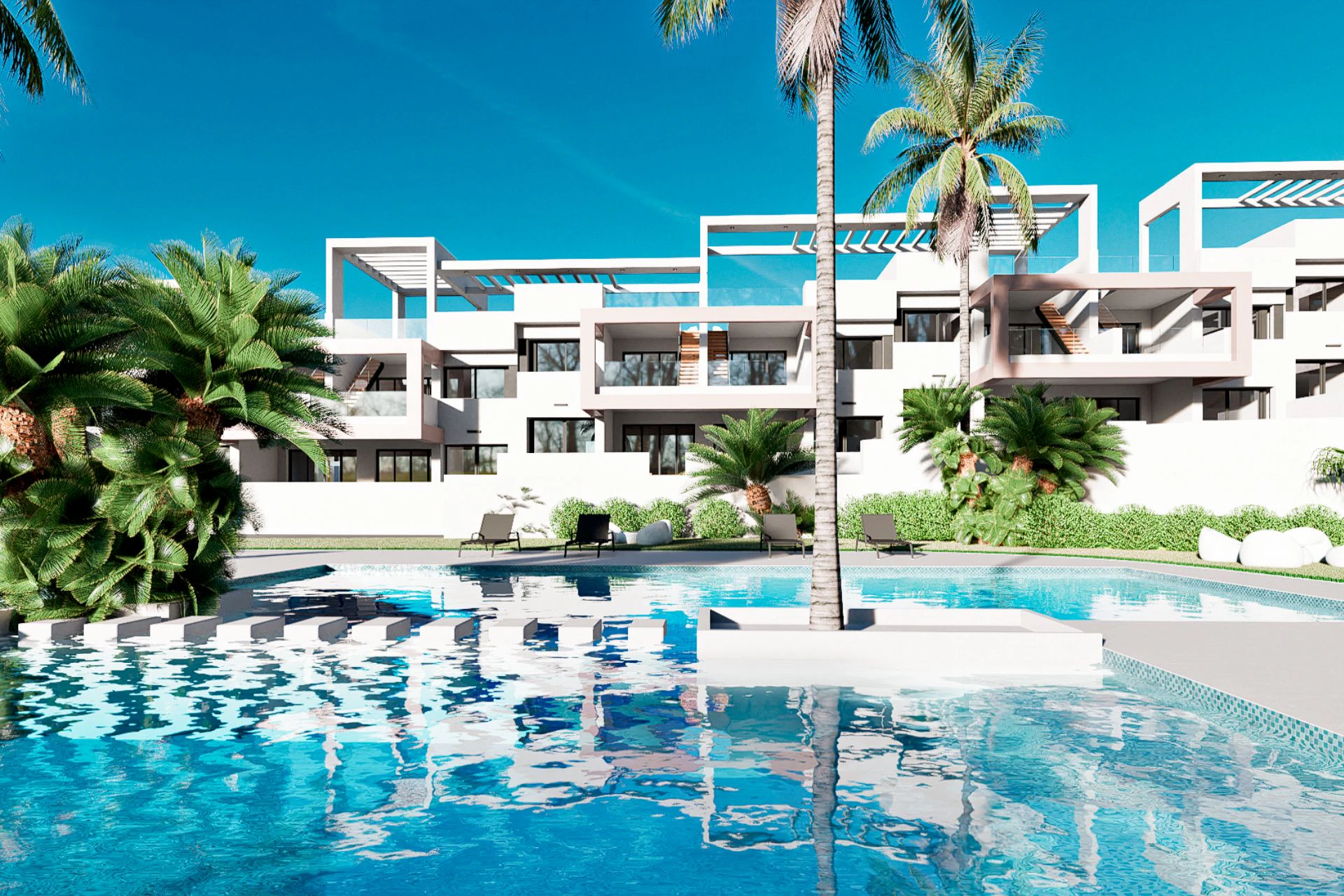 F68 - New Build Modern Apartment for Sale in Finestrat With Sea and Mountain Views