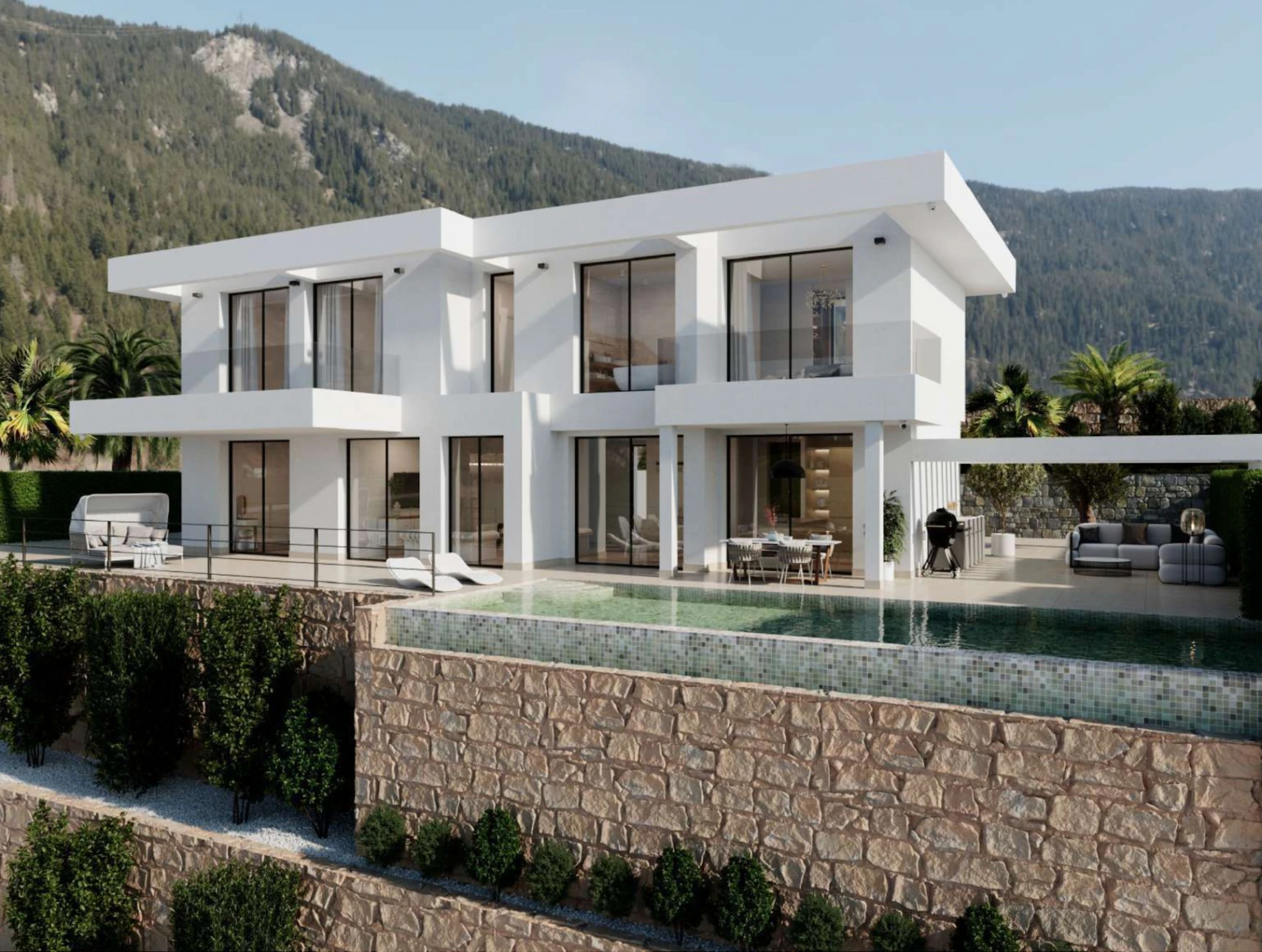 New Build Modern Villa for Sale in Finestrat With Panoramic Sea Views