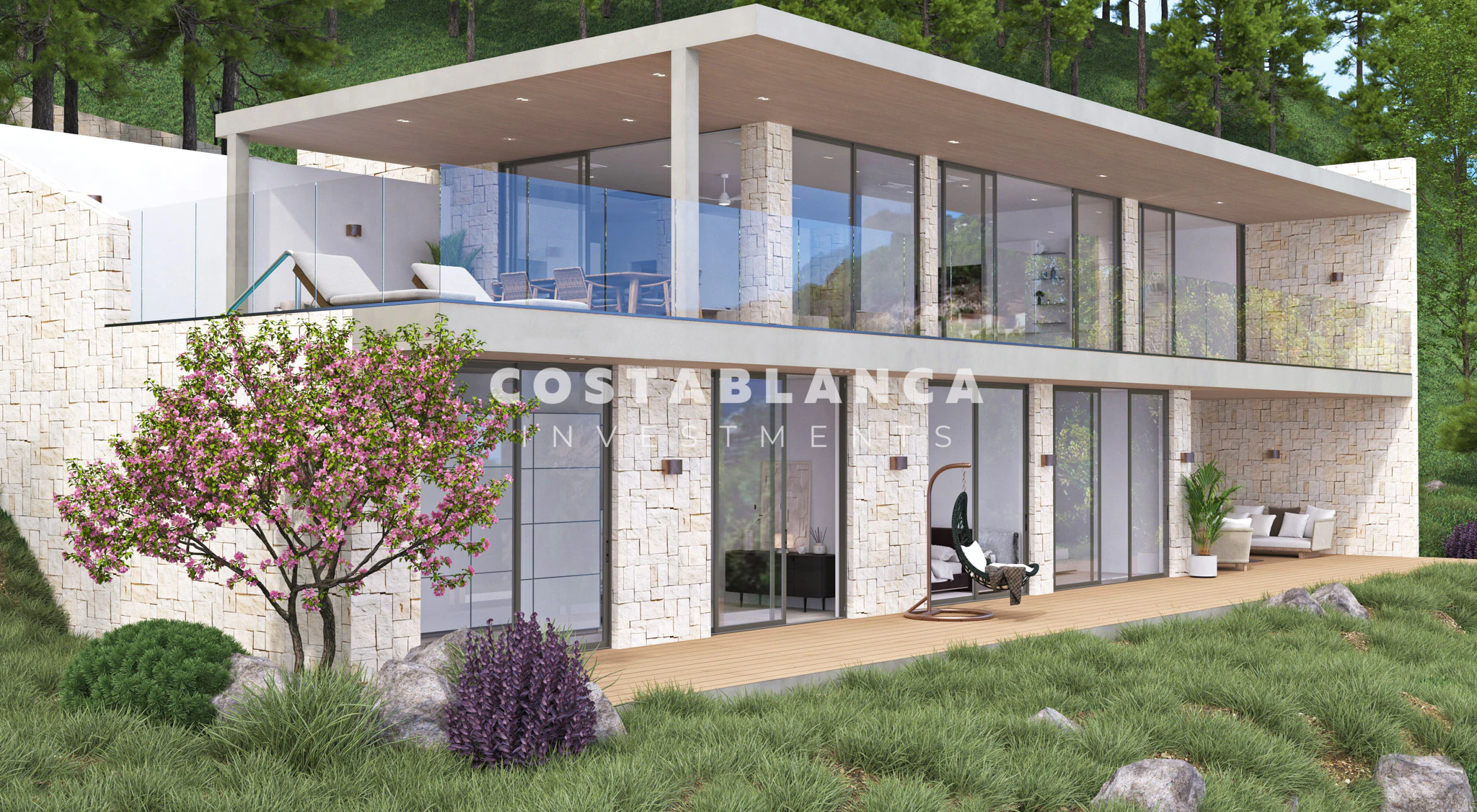 Modern Designer Villa with Panoramic Views for Sale in Altea Hills