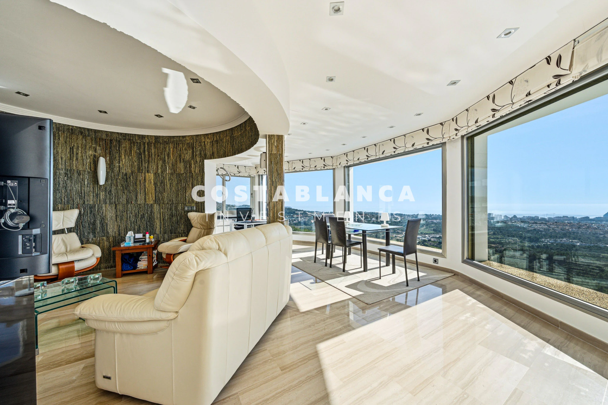 Impressive Villa with Panoramic Sea Views for sale in Calpe