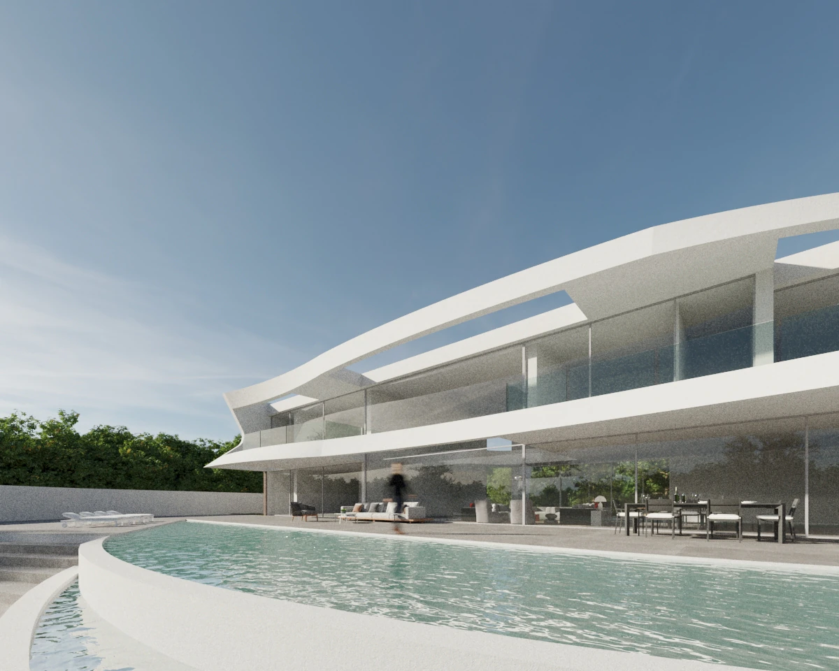 Villa avec vue panoramique sur la mer dans le meilleur quartier des collines d’Altea