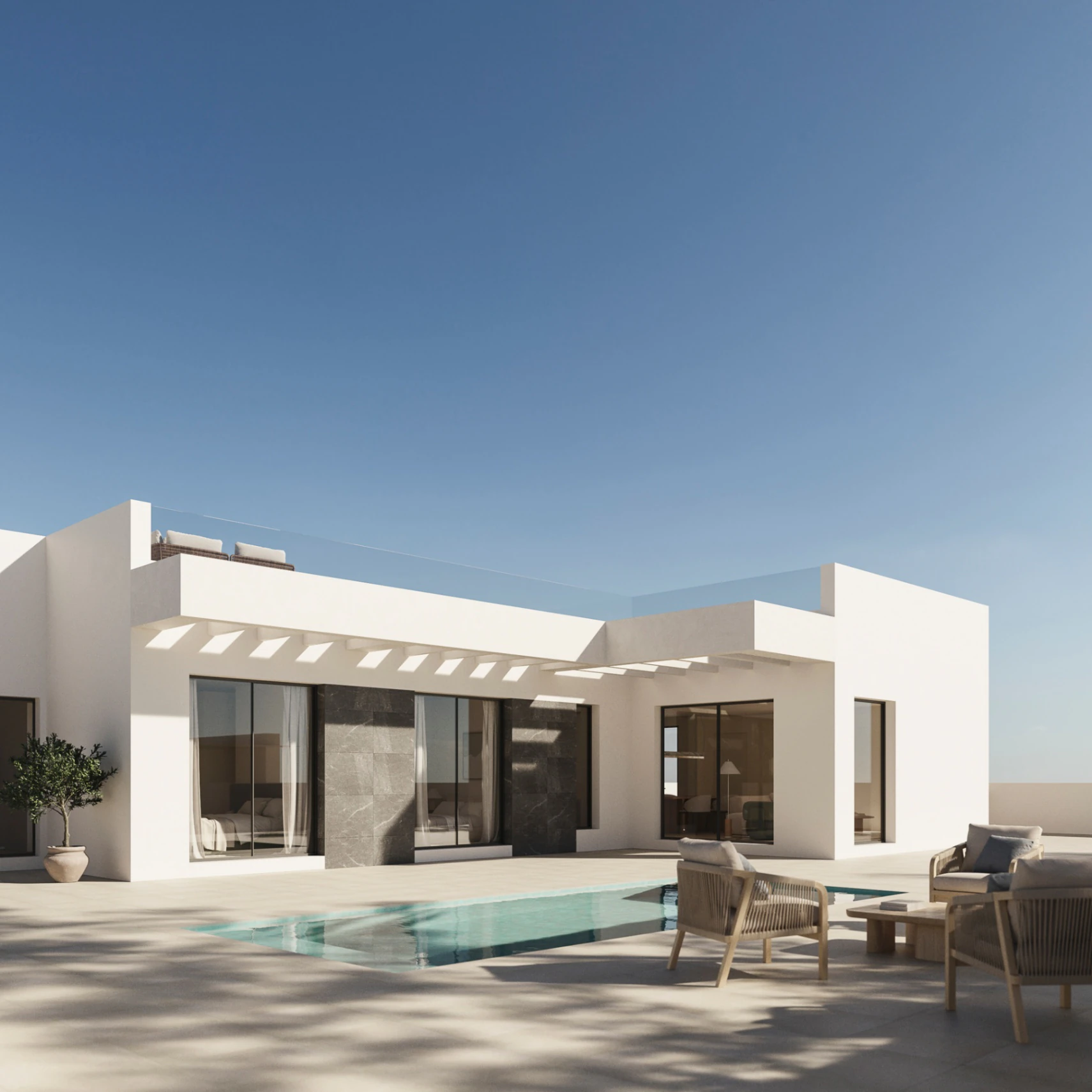 New Build Modern Villa for Sale in Polop With Swimming Pool