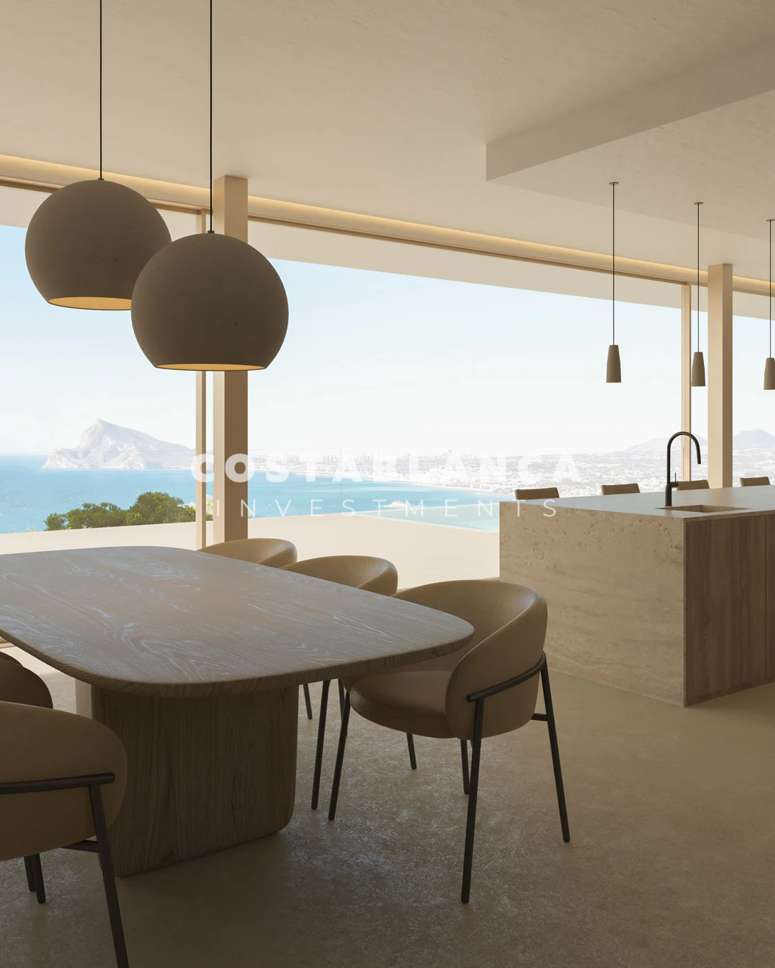 Villa contemporaine design avec piscine à débordement à vendre à Maryvilla, Calpe