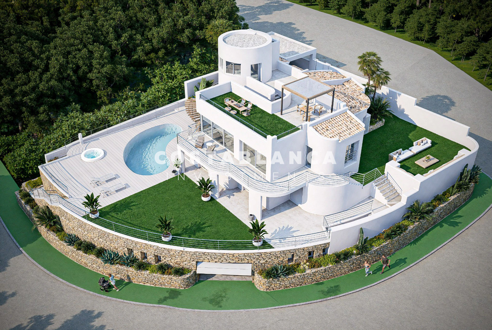Une villa au style de vie unique avec vue sur la mer et les montagnes à Altea Hills