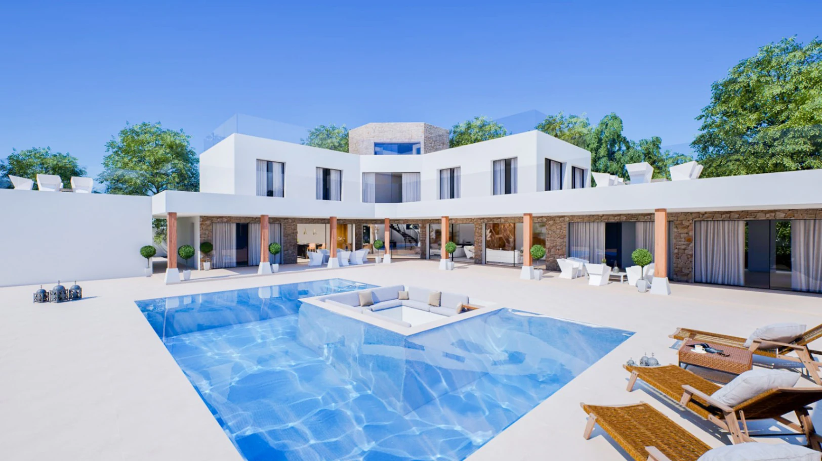 Villa moderne en construction avec vue sur la mer à vendre à Alfaz del Pi