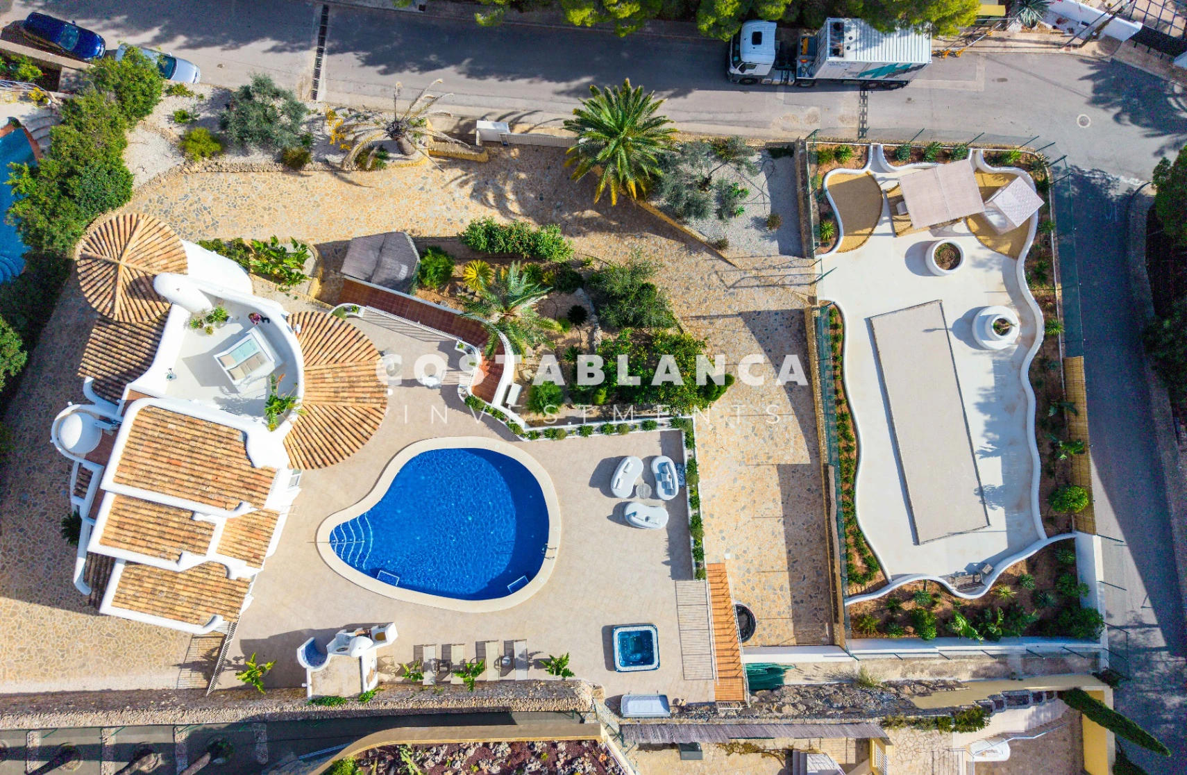 Ibiza Style Villa with Panoramic Views over Altea Bay and the Mediterranean Sea