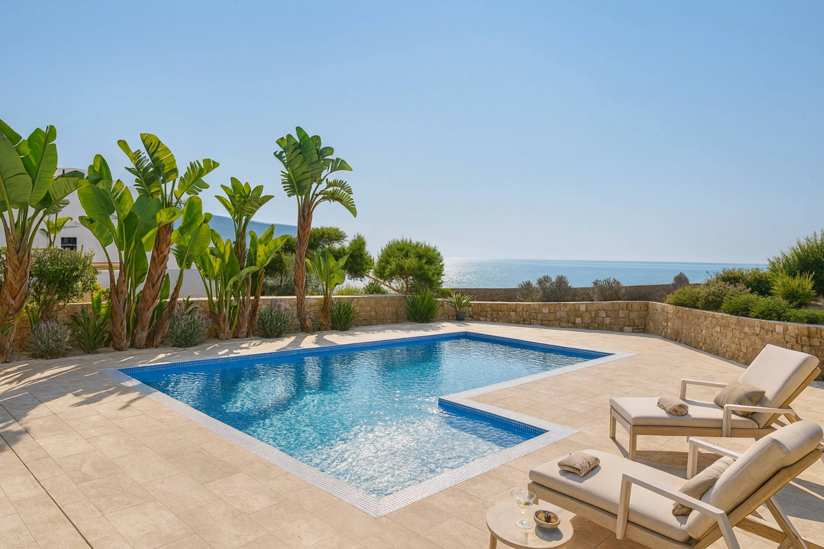 Villa Andrago Residencia Contemporánea Mediterránea en Primera Línea a la Venta en Moraira
