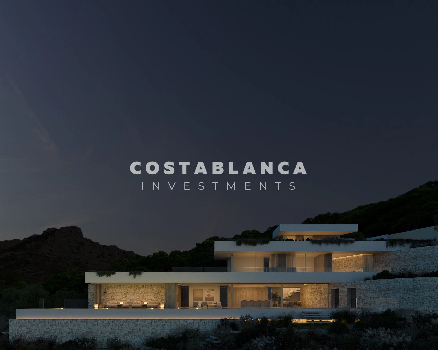 Villa contemporaine design avec piscine à débordement à vendre à Maryvilla, Calpe