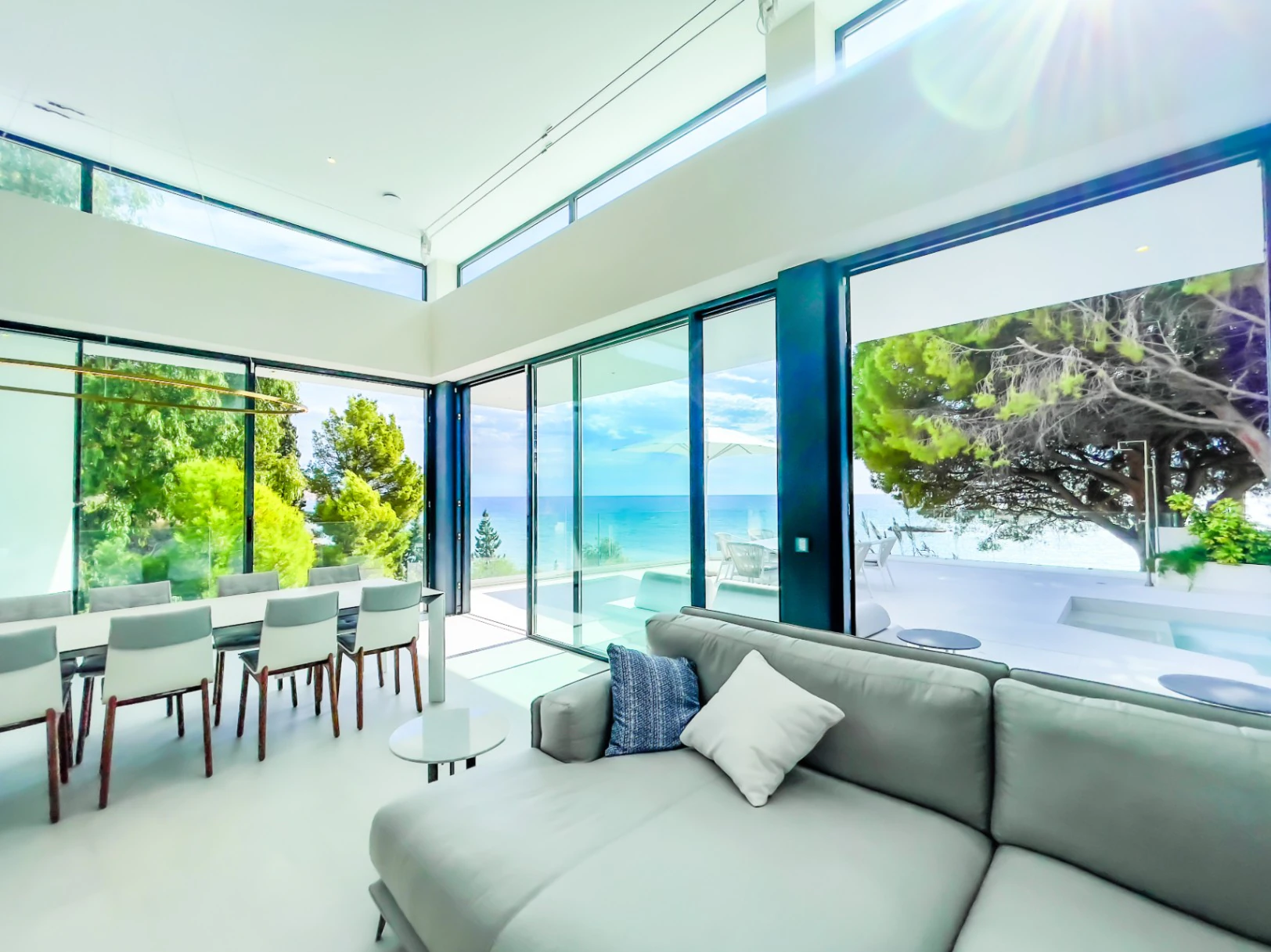 First Line Luxury Villa for Sale in Altea with Private Beach Acces