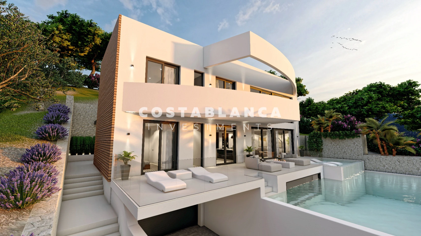 Villa haut de gamme à Altea avec solarium et sous-sol